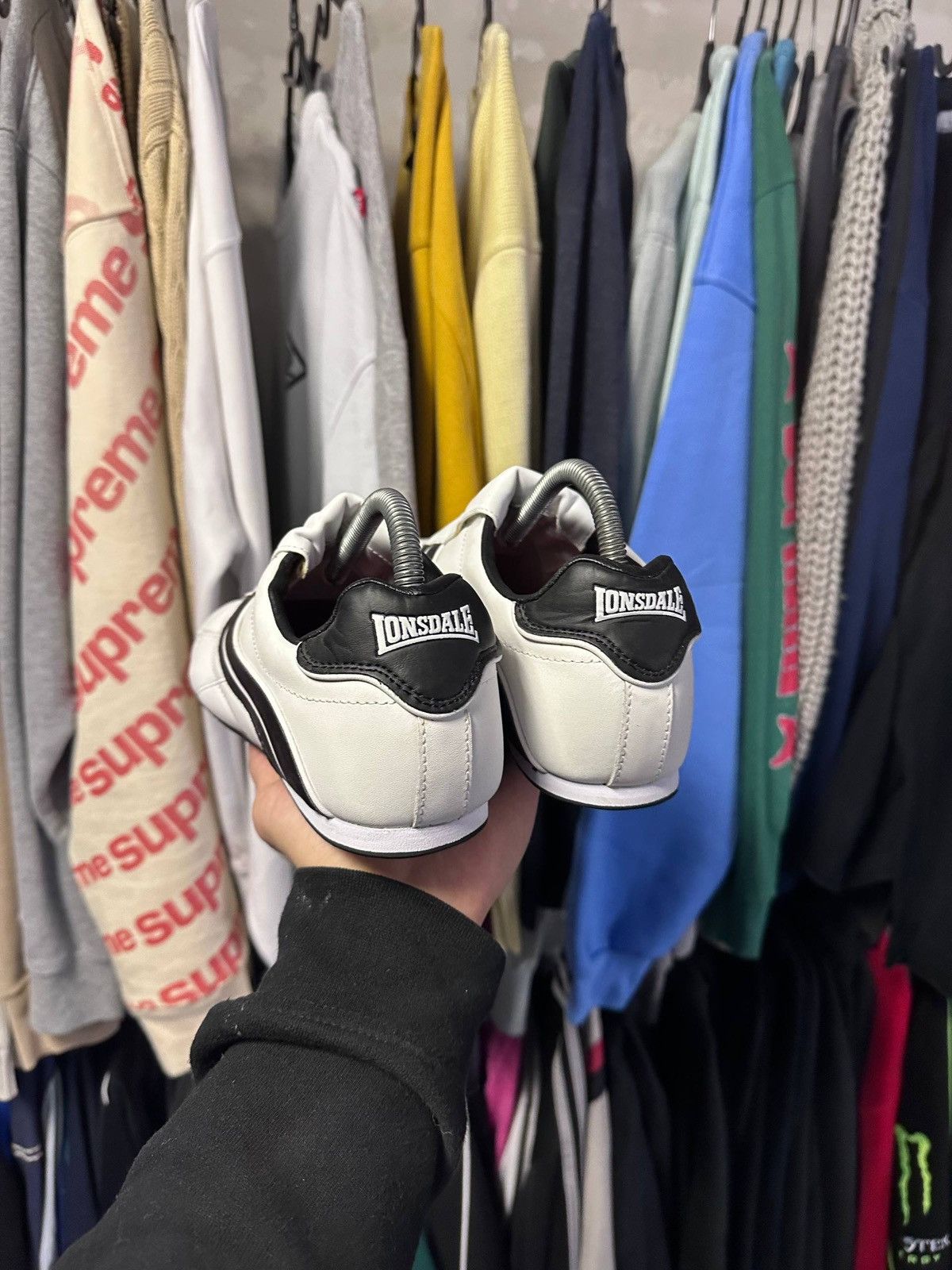 Lonsdale Vintage 90s Lonsdale London Y2K Y-3 Style Slip-on Sneakers Size US 7 / EU 40 - 7 Thumbnail