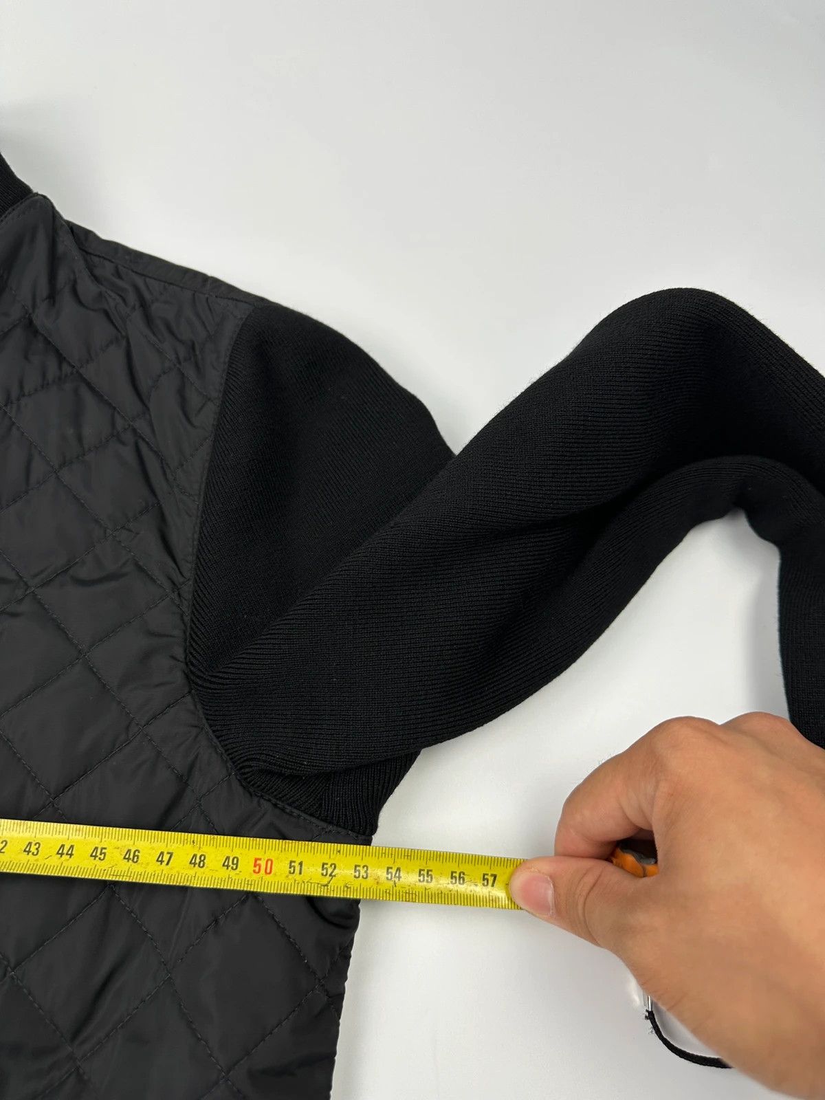Prada Prada Sport FW01-05 Black Hybrid Wool & Nylon Padded Jacket Size US M / EU 48-50 / 2 - 14 Thumbnail