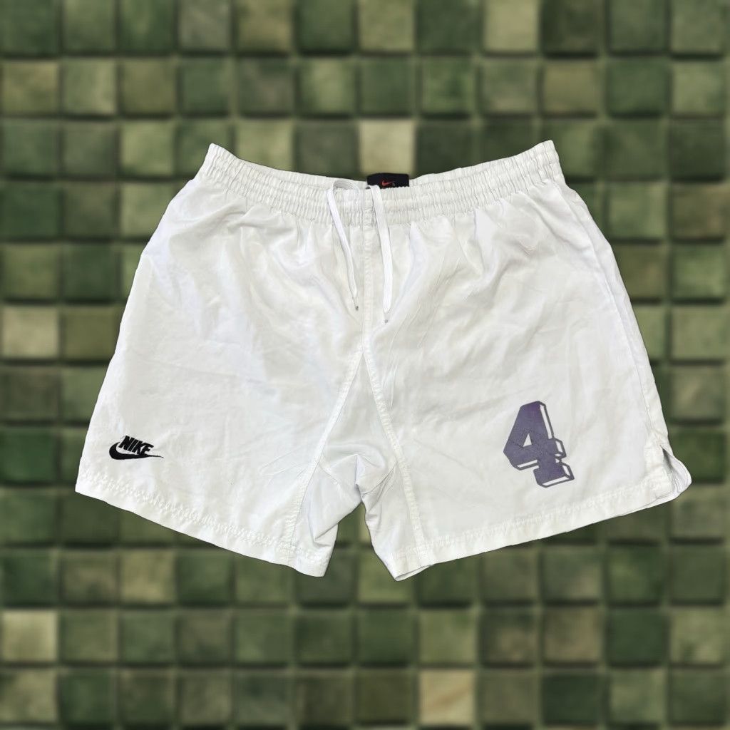 Nike Nike Premier Vintage 1990s Football Soccer Shorts White #4 Men’s M Size US 31 - 1 Thumbnail