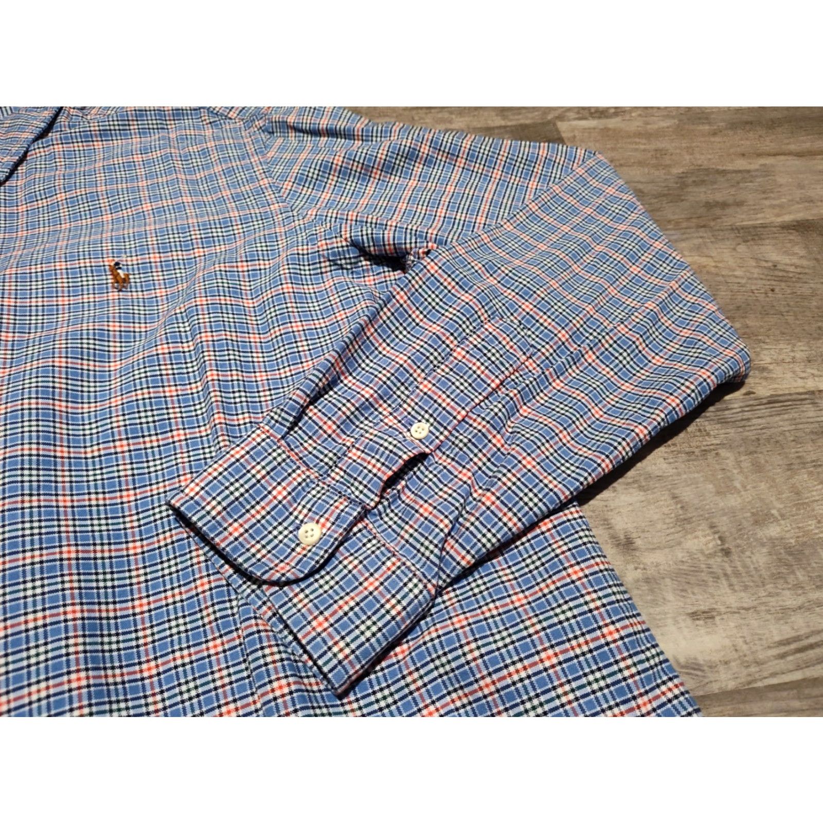 Ralph Lauren VINTAGE Ralph Lauren Men’s Plaid Button-Down Shirt XXL All Seasons Cotton Casual Mens Size US XXL / EU 58 / 5 - 3 Thumbnail