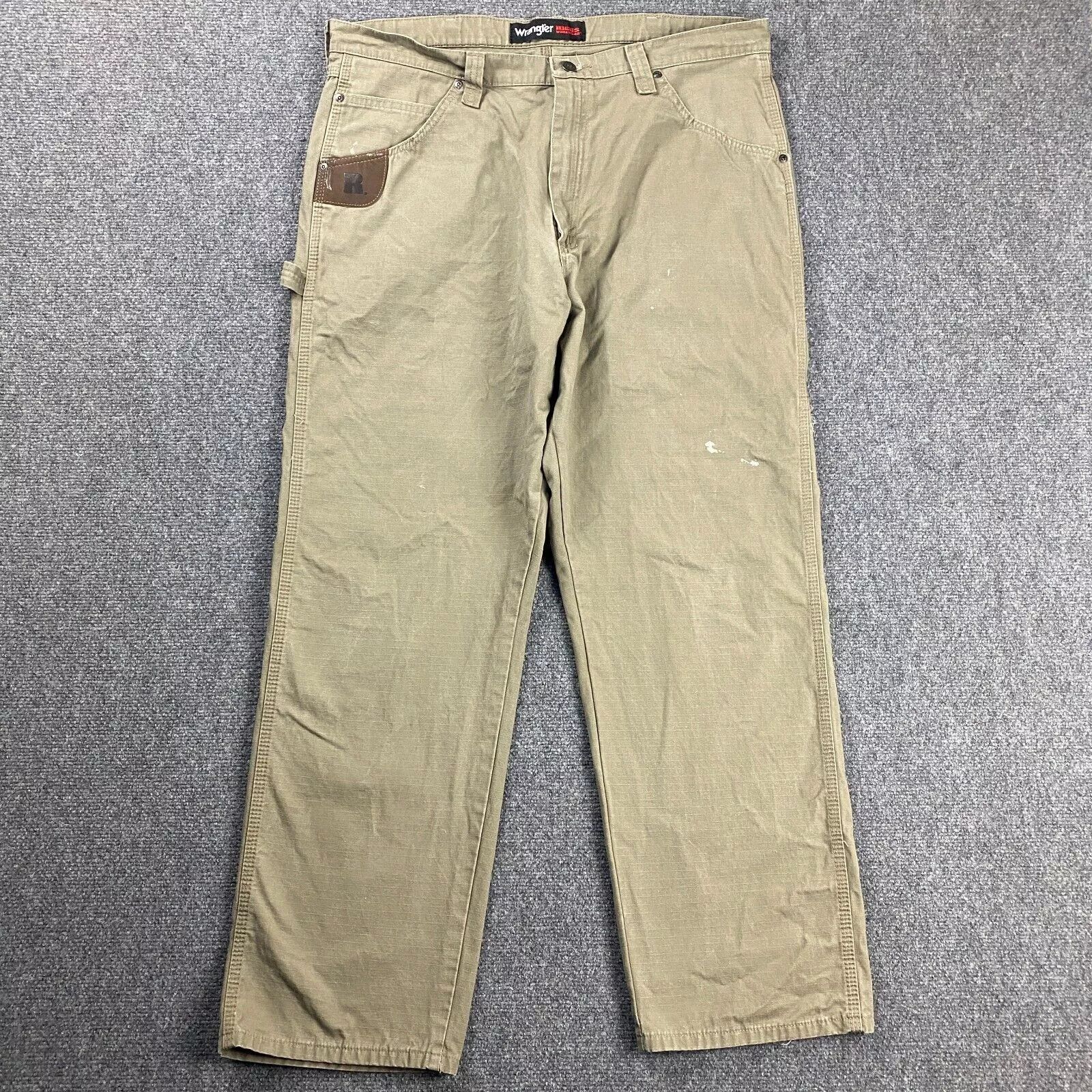 Wrangler Wrangler Riggs Carpenter Pants Men's 38x32 Paint Splattered Size US 38 / EU 54 - 1 Thumbnail