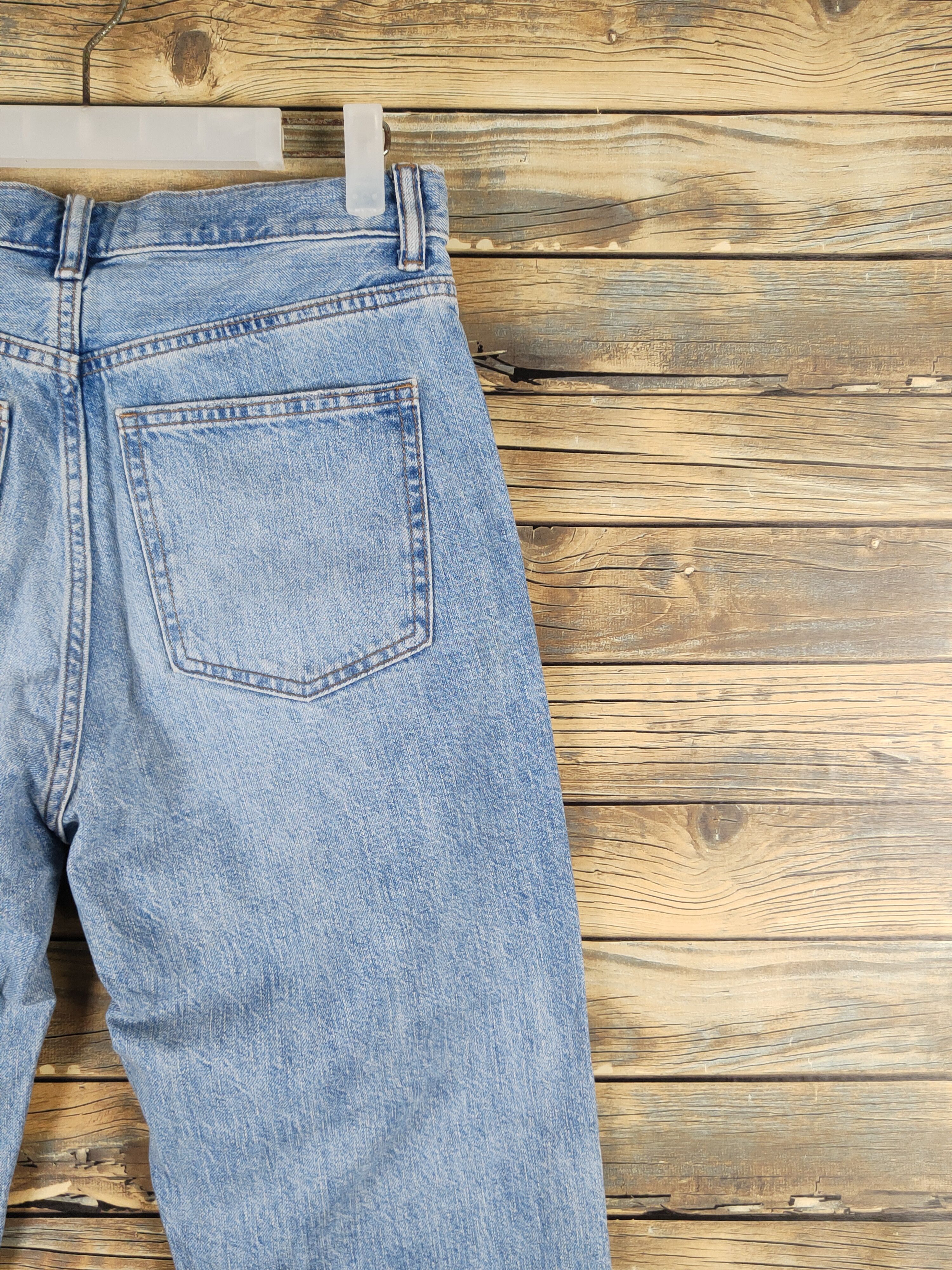 Japanese Brand Uniqlo fabric by kaihara Distress Ripped denim Jeans #W1296 Size US 27 - 10 Thumbnail