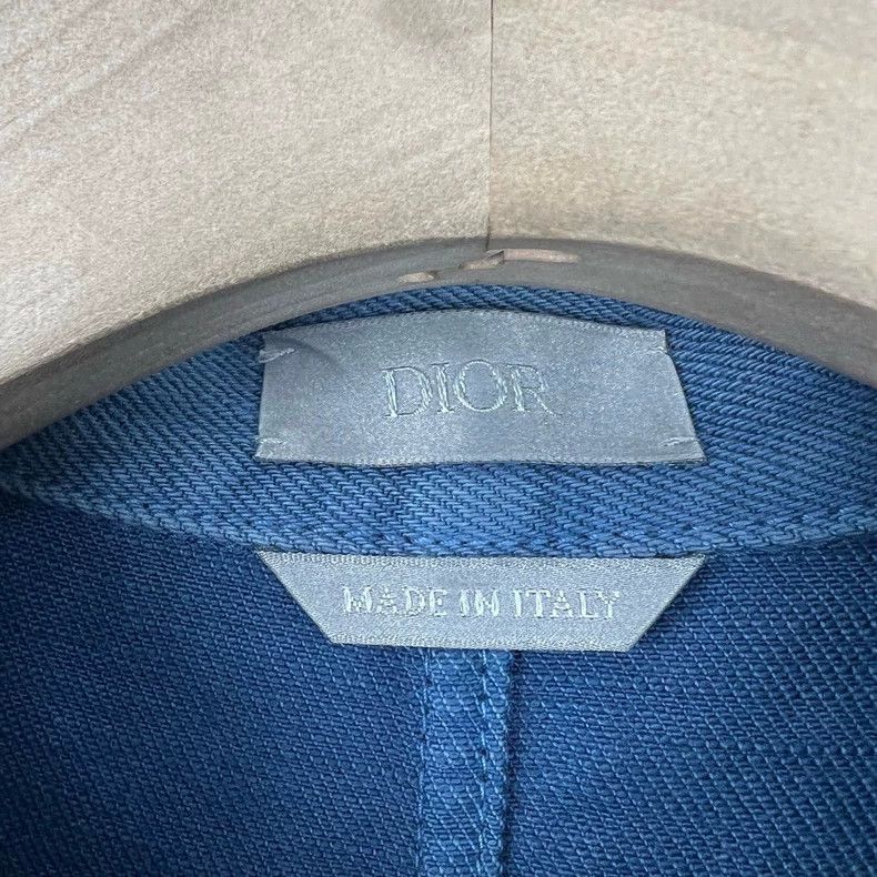 Dior Dior 1947 embroidered logo denim jacket 2505-Nextarrow Size US S / EU 44-46 / 1 - 5 Thumbnail