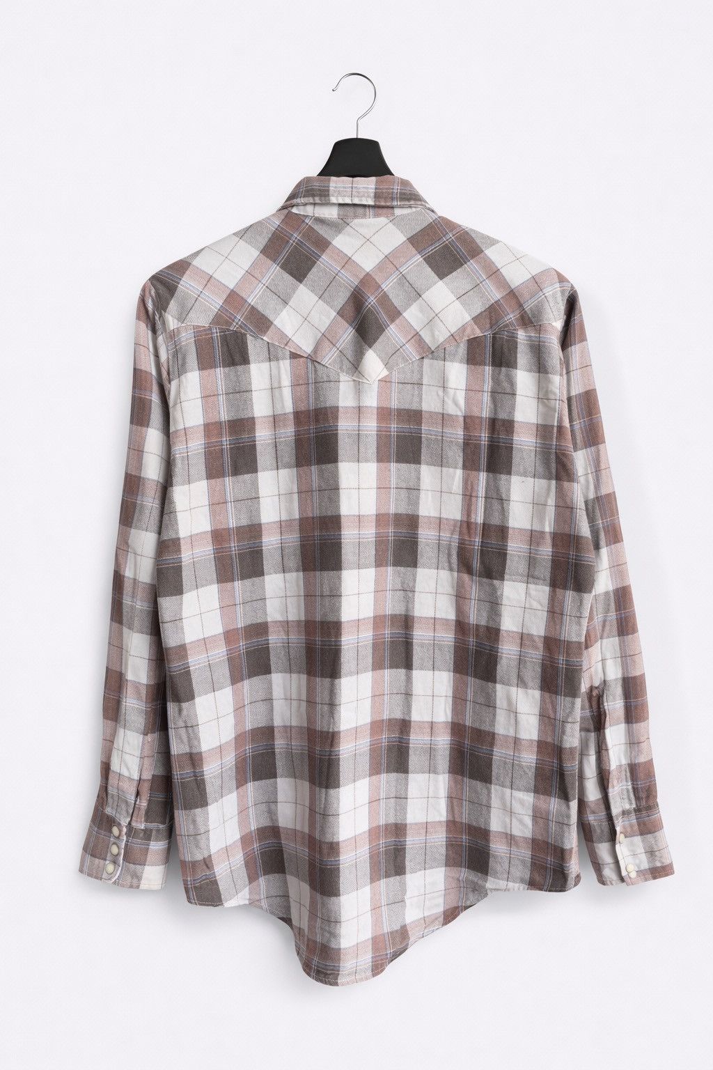 Vintage Vintage Buffalo Plaid Western Shirt 50/50 Cotton Polyester Size US M / EU 48-50 / 2 - 2 Thumbnail