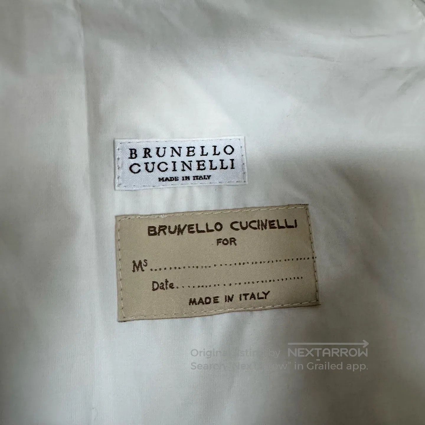 Brunello Cucinelli Brunello Cucinelli Dingzhu Cap-Top jacket| Size S / US 4 / IT 40 - 5 Thumbnail