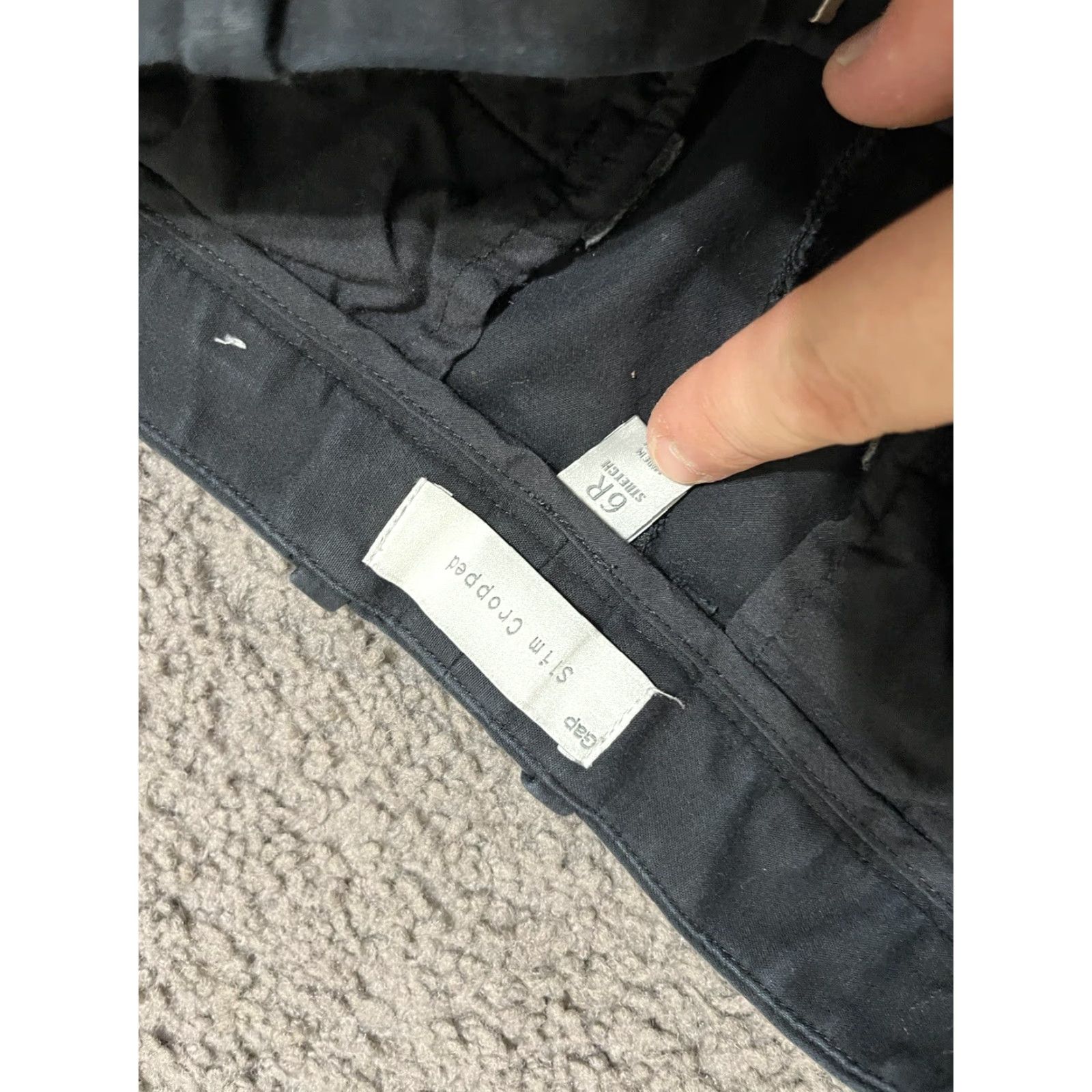 Gap Gap Slim Cropped 2-way-Stretch Women Pants Size 6 Navy Blue Pockets Casual Slim Fit 26 Inseam Womens Size 28" / US 6 / IT 42 - 5 Thumbnail