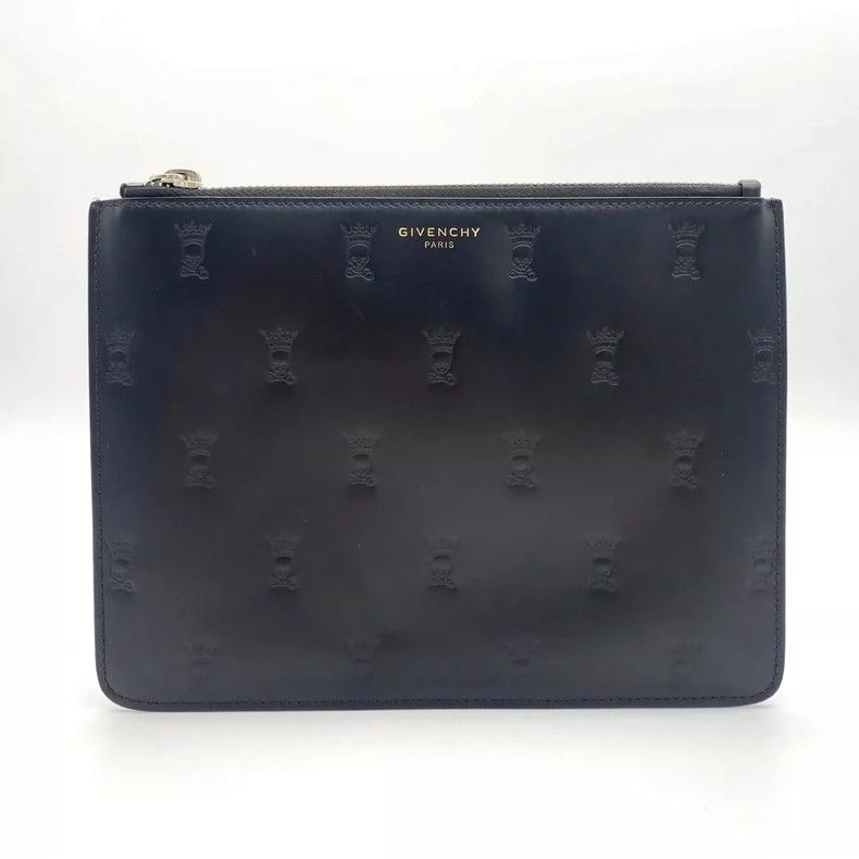 Givenchy Givenchy Very High-End Burgundy Double-Sided Leather Fring Size ONE SIZE - 1 Thumbnail