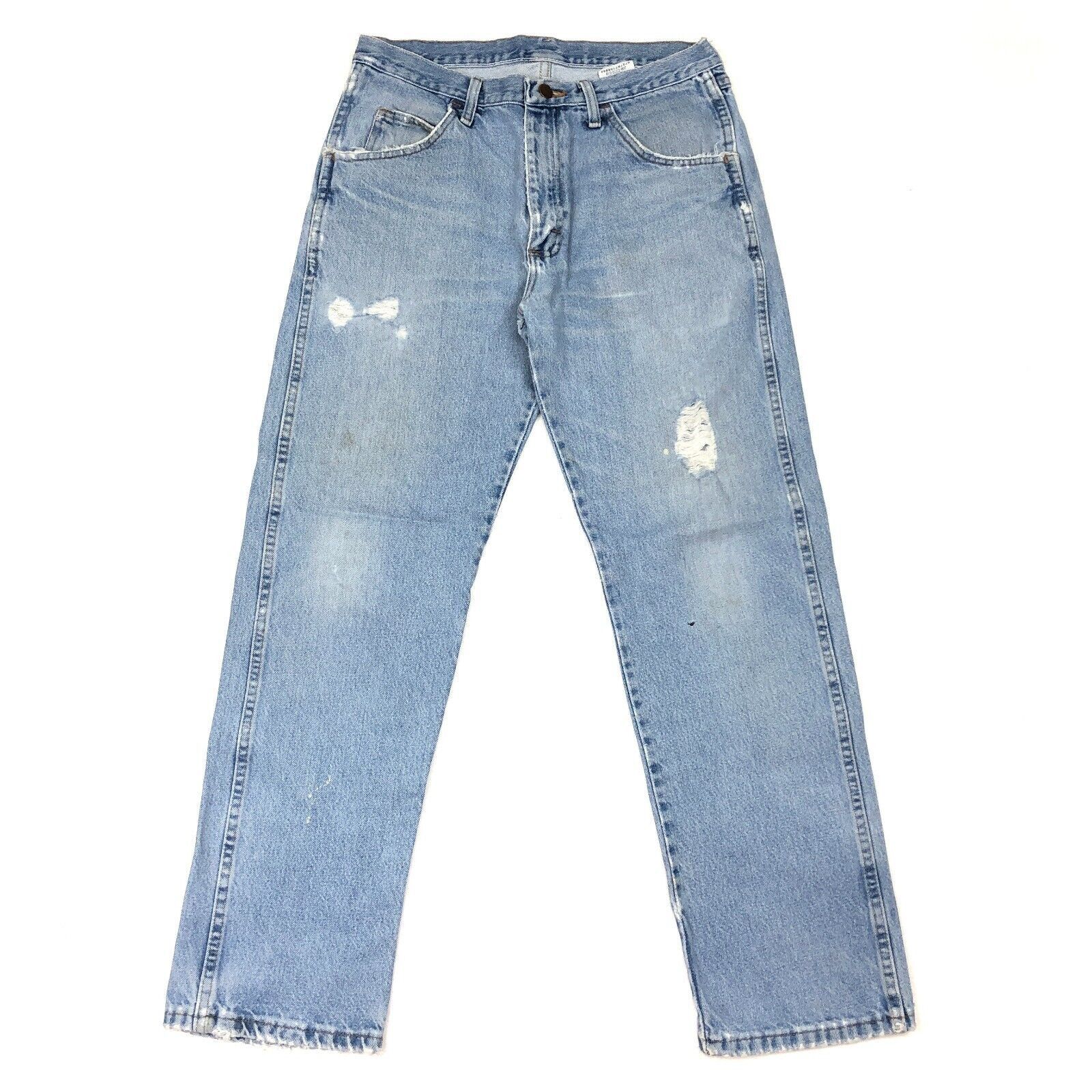 Rustler Rustler Light Wash Distressed Denim Jeans Pants Size 32x30 Size US 32 / EU 48 - 1 Thumbnail