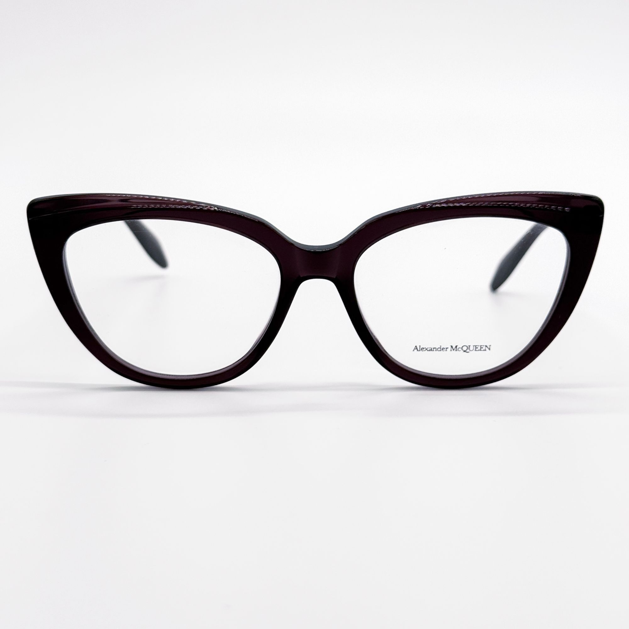 Alexander McQueen NEW ALEXANDER MCQUEEN EYEGLASSES AM0253O 003 CAT EYE VIOLET Size ONE SIZE - 3 Thumbnail