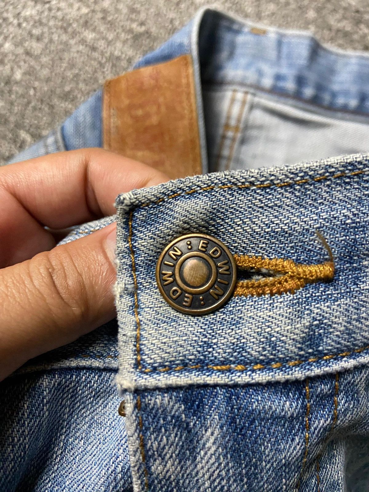 Edwin Edwin 503 Regular Fit Denim Jeans (164) Size US 34 / EU 50 - 9 Thumbnail