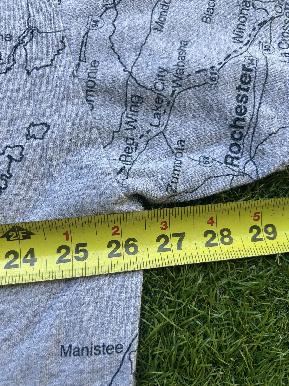 Vintage Wisconsin Map Print “Home Sweet Home” All Over T-Shirt Size US XXL / EU 58 / 5 - 5 Thumbnail