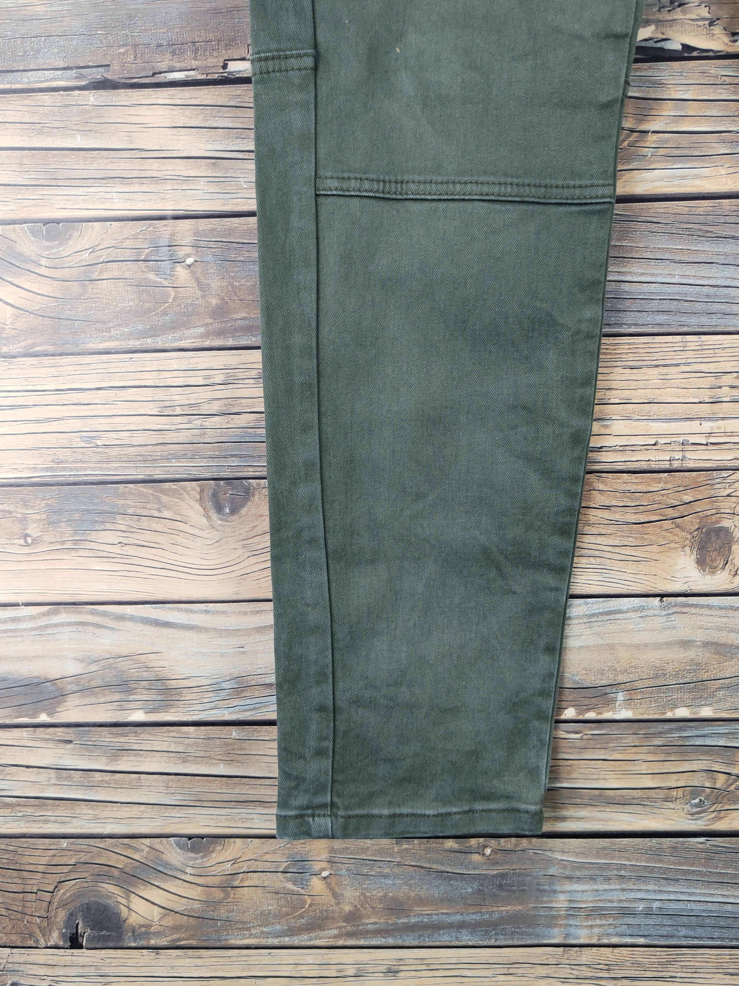Japanese Brand DLL Invisible Green Multipocket Tactical Cargo Pants #263 Size 31" - 4 Thumbnail