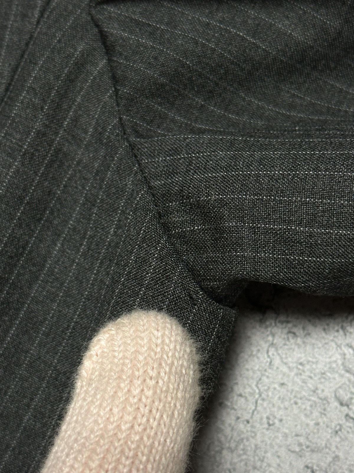 Suitsupply Suitsupply Gray Super 110's pure wool Striped Blazer Jacket Size 38R - 16 Thumbnail