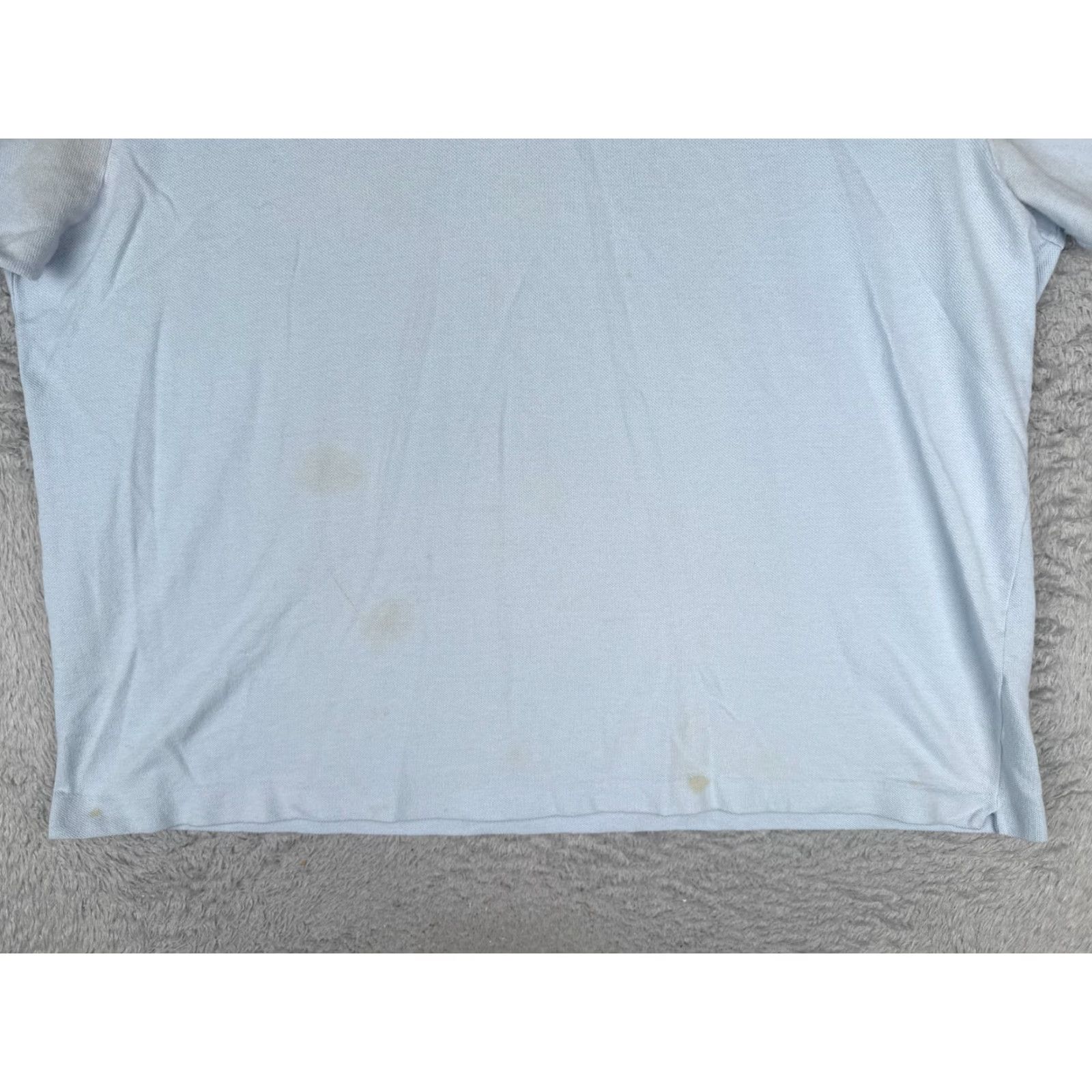 Lacoste Lacoste Polo Shirt Men 9 Blue Short Sleeve 100% Cotton Croc Logo Golf read Size US M / EU 48-50 / 2 - 5 Thumbnail