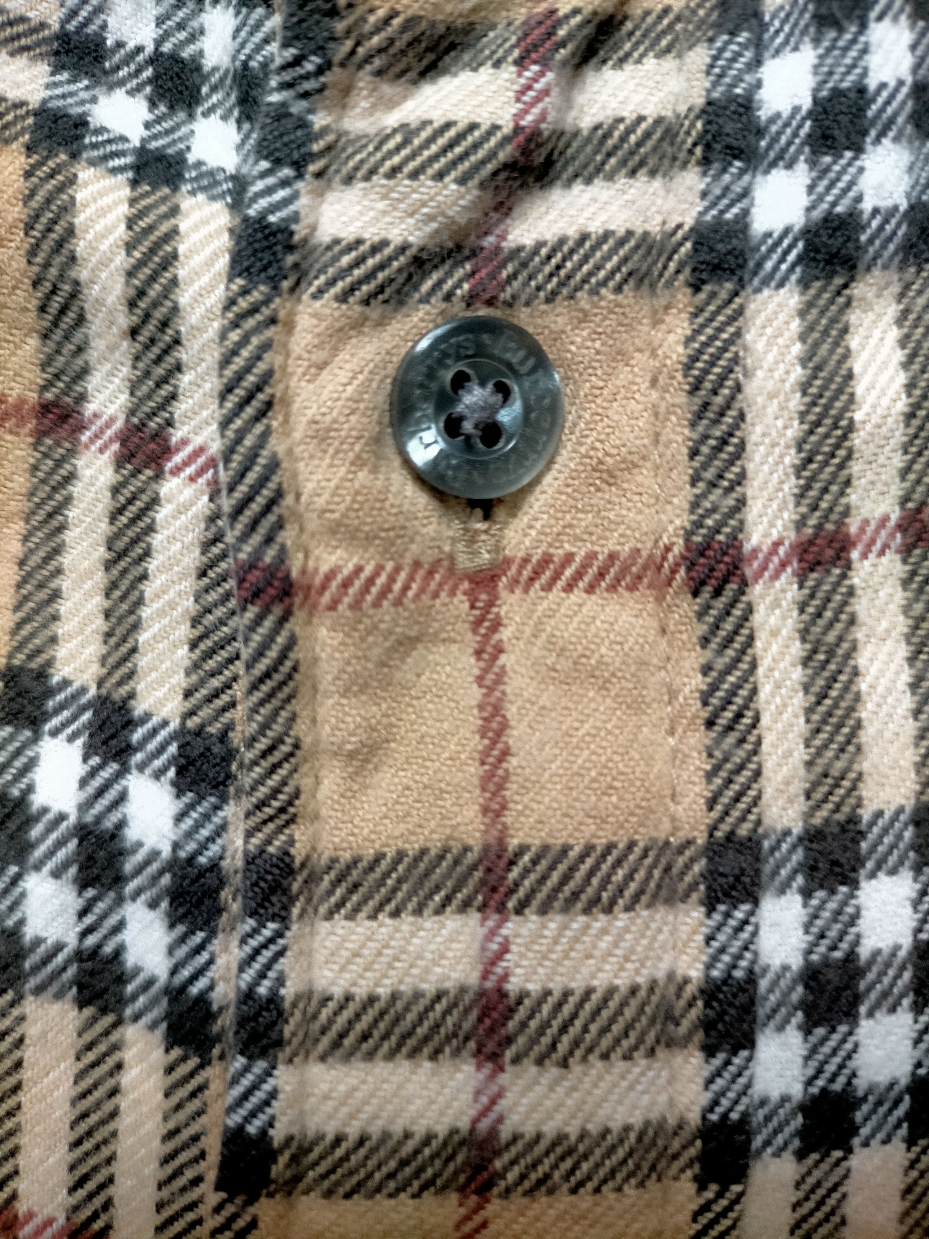 Burberry × Vintage Vintage Burberry Nova Check Shirt Button Ups Size US XL / EU 56 / 4 - 5 Thumbnail
