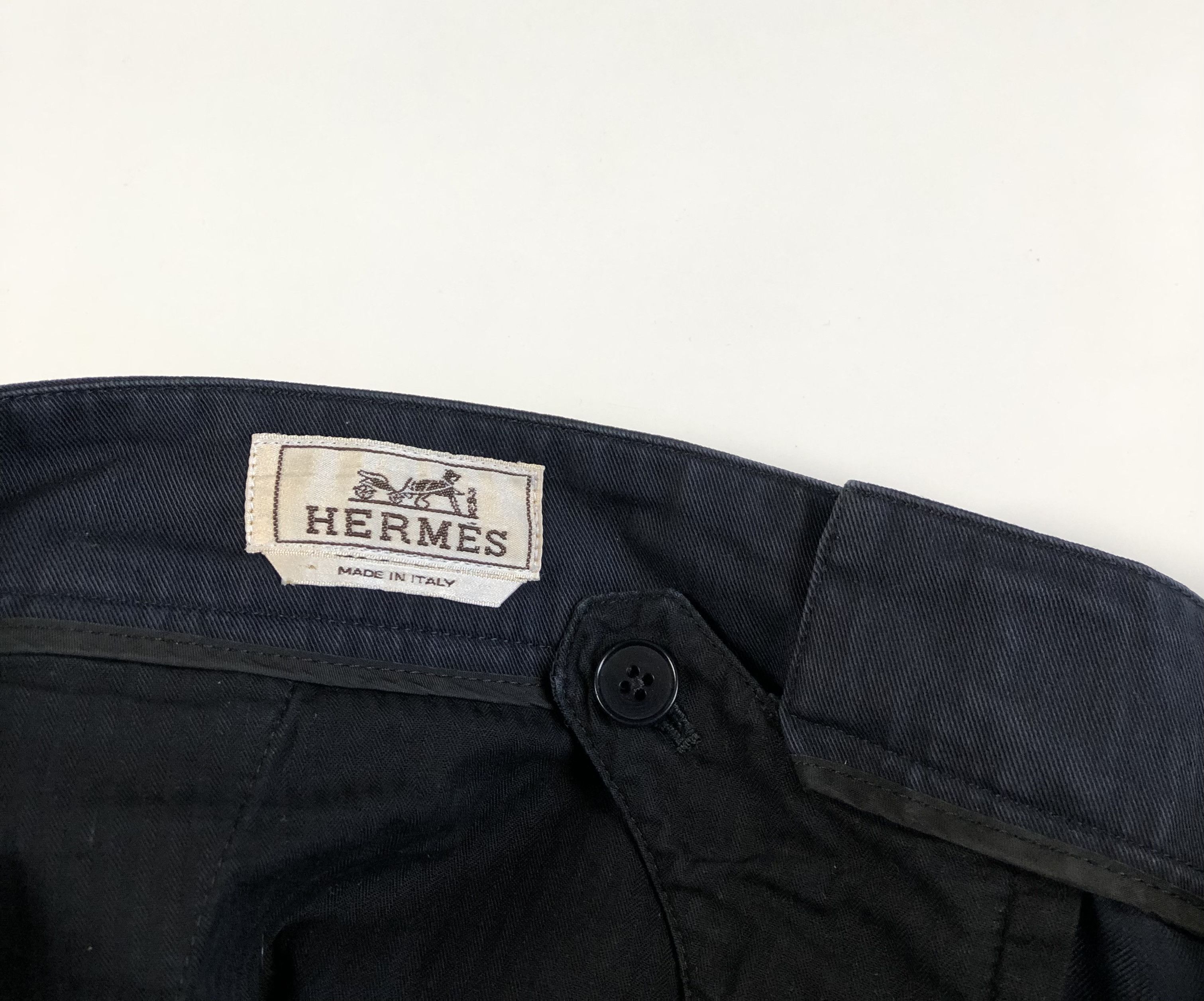 Hermes Hermes Clasp Quilted Knees Chino Pants Size US 33 - 9 Thumbnail