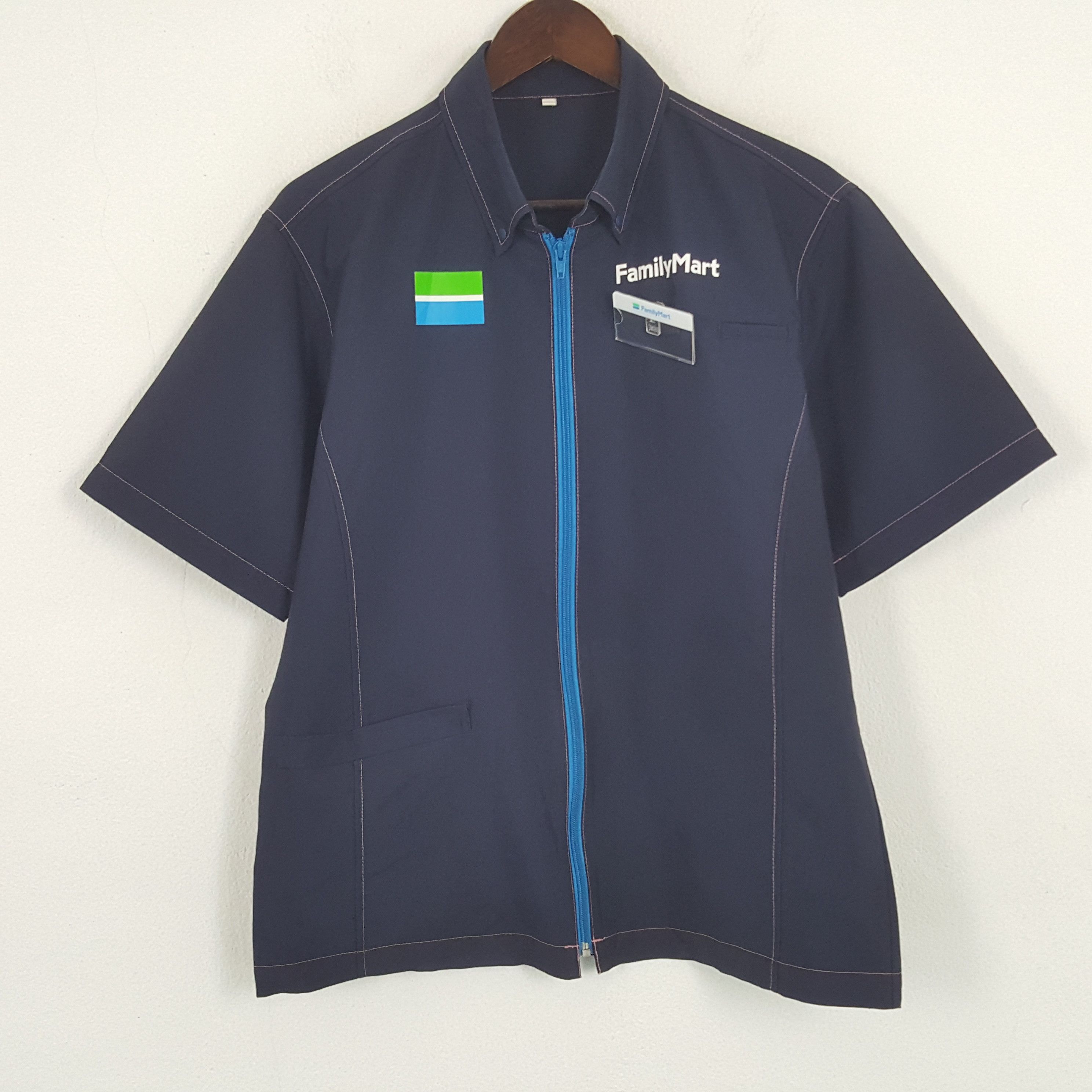 Japanese Brand × Vintage Vintage Family Mart Zipper Worker Japan Jacket Size US M / EU 48-50 / 2 - 3 Thumbnail