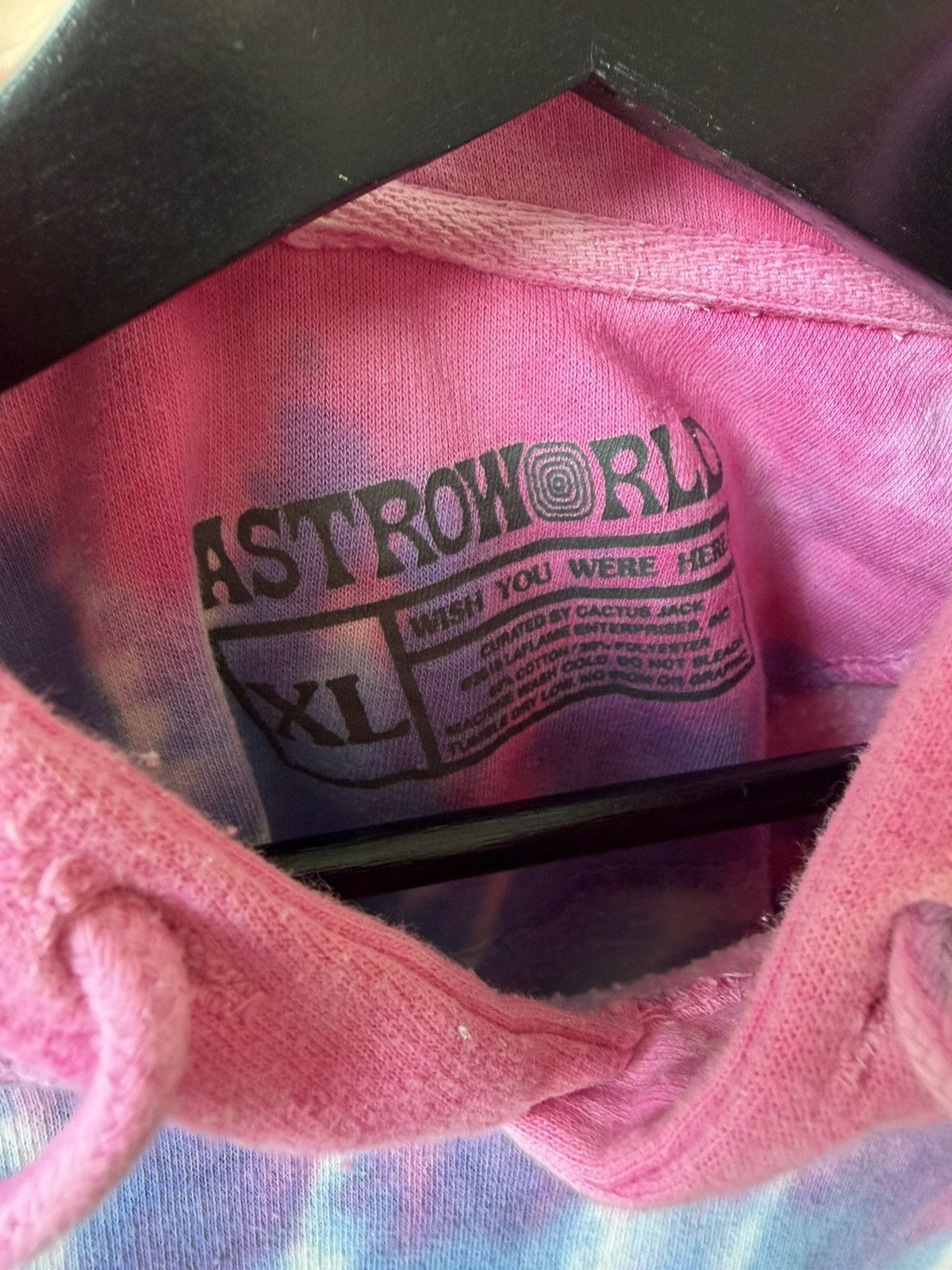 Travis Scott Travis Scott ASTROWORLD Tour Leg 2 Tie-Dye Bear Hoodie Size US XL / EU 56 / 4 - 5 Thumbnail