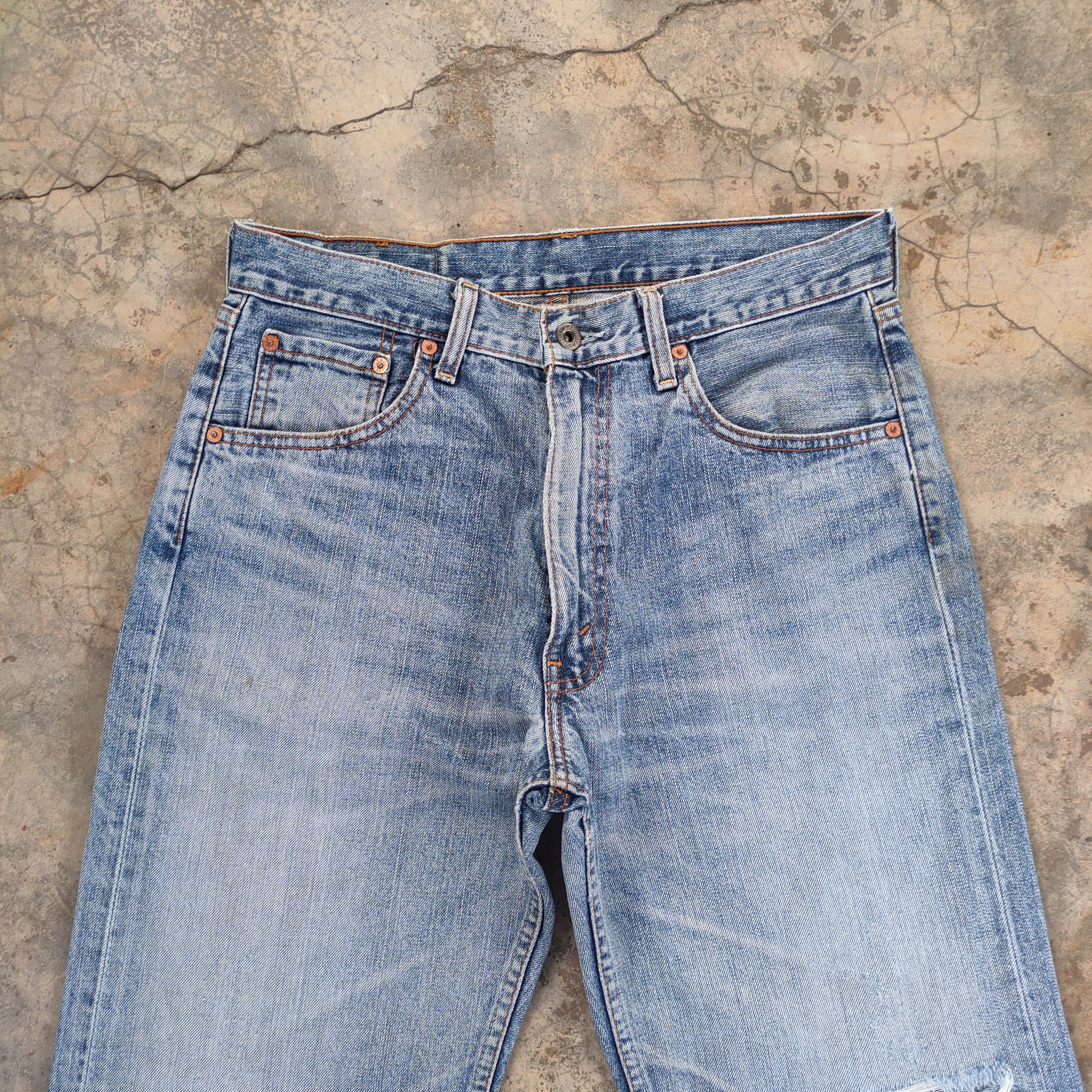Levi's Vintage Clothing W32 VINTAGE LEVI'S 503 RIPPED FADED JEANS DENIM PANTS Size US 32 / EU 48 - 3 Thumbnail