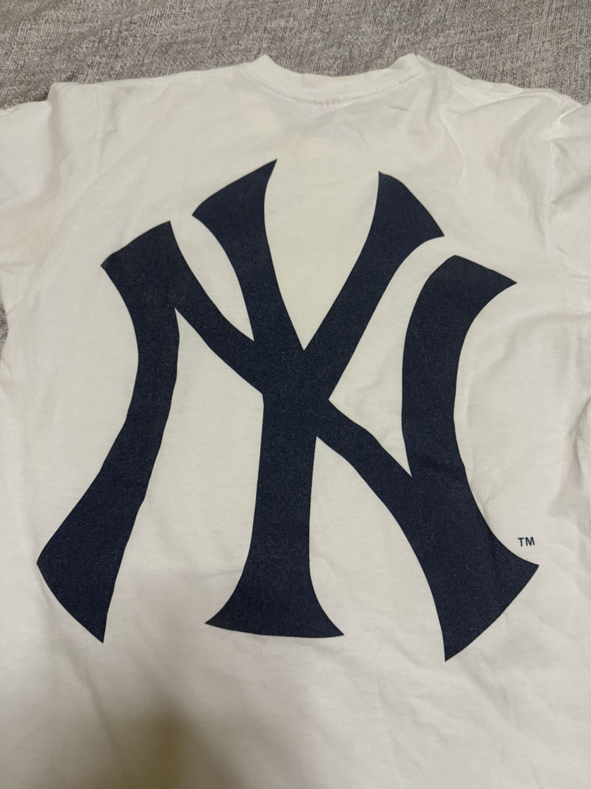 New York Yankees × Supreme Supreme yankees box logo tee white Size US M / EU 48-50 / 2 - 7 Thumbnail
