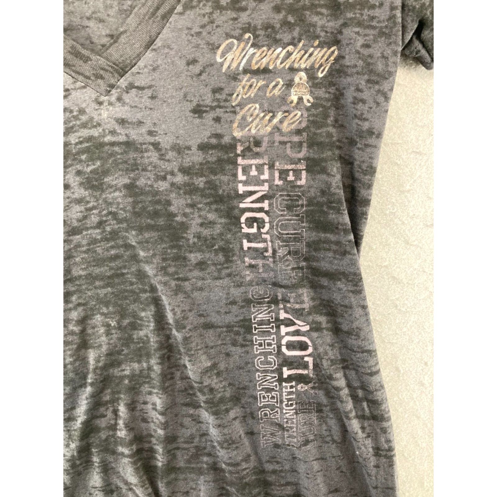 Vintage Mac Tools Womens Promo Shirt XL Black Wrenching For A Cure Breast Cancer Aware Size XL / US 12-14 / IT 48-50 - 4 Thumbnail