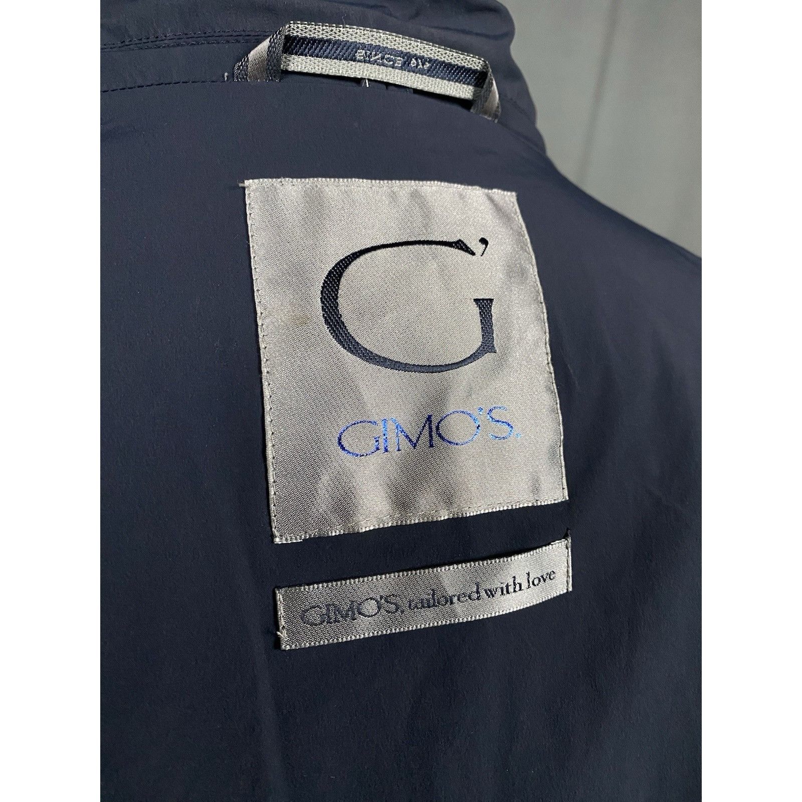 Gimo's MINT! Gimo's Men's Navy Blue Multipocket Utility Sportcoat J Size US L / EU 52-54 / 3 - 11 Thumbnail