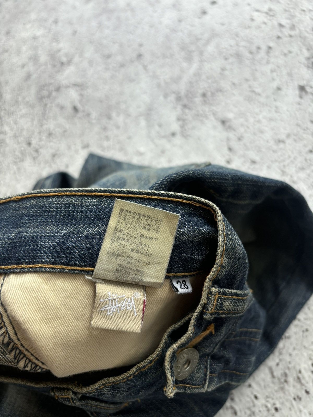 Stussy 2000's Stussy SS Logo denim jeans Size US 28 / EU 44 - 10 Thumbnail