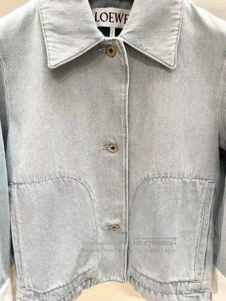 Loewe LOEWE Size 32 denim jacket Size 4XL / US 24-26 - 4 Thumbnail