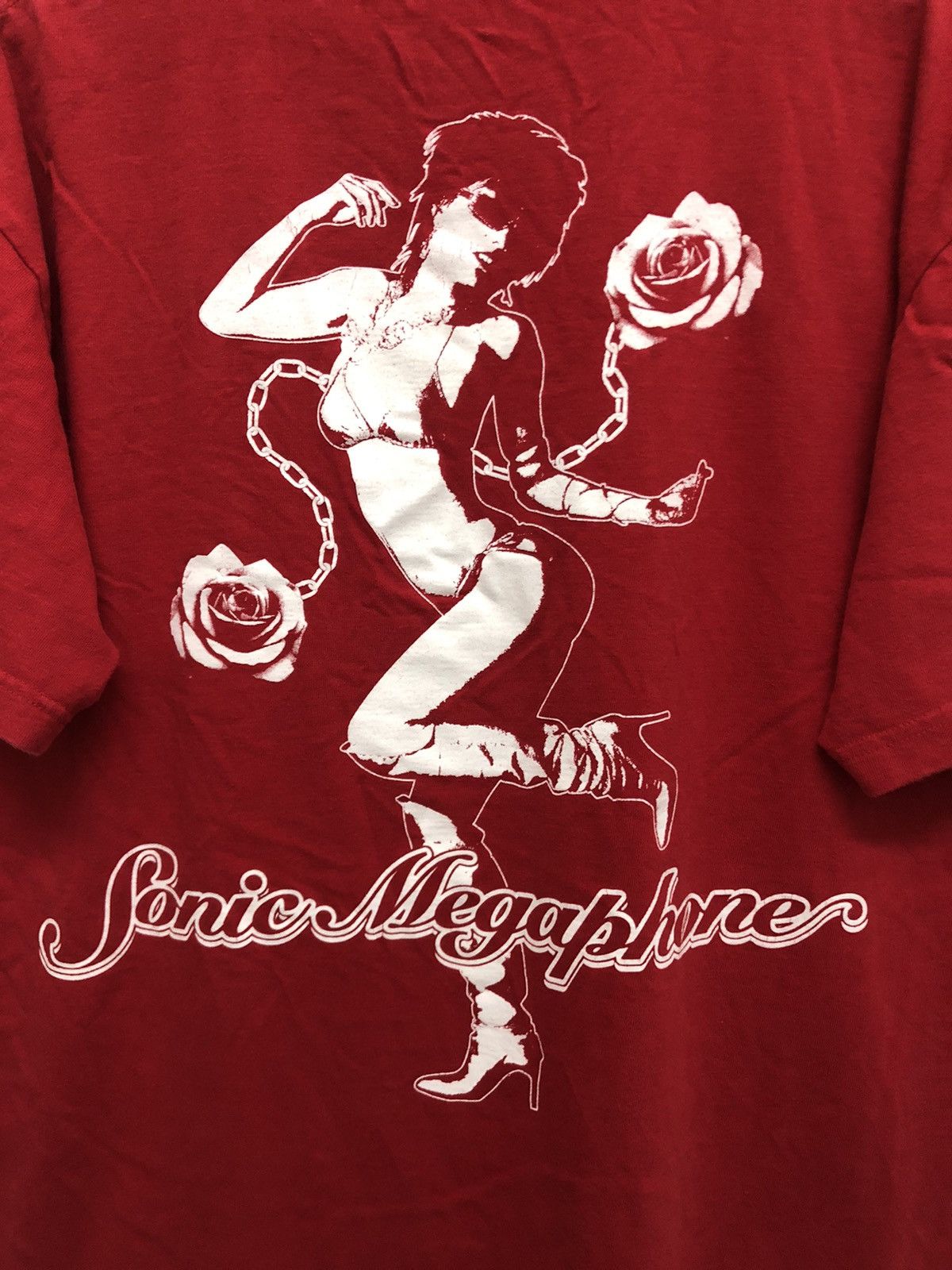 Vintage KAREN SONIC MEGAPHONE PROMO TEE JPOP Size US XL / EU 56 / 4 - 9 Thumbnail