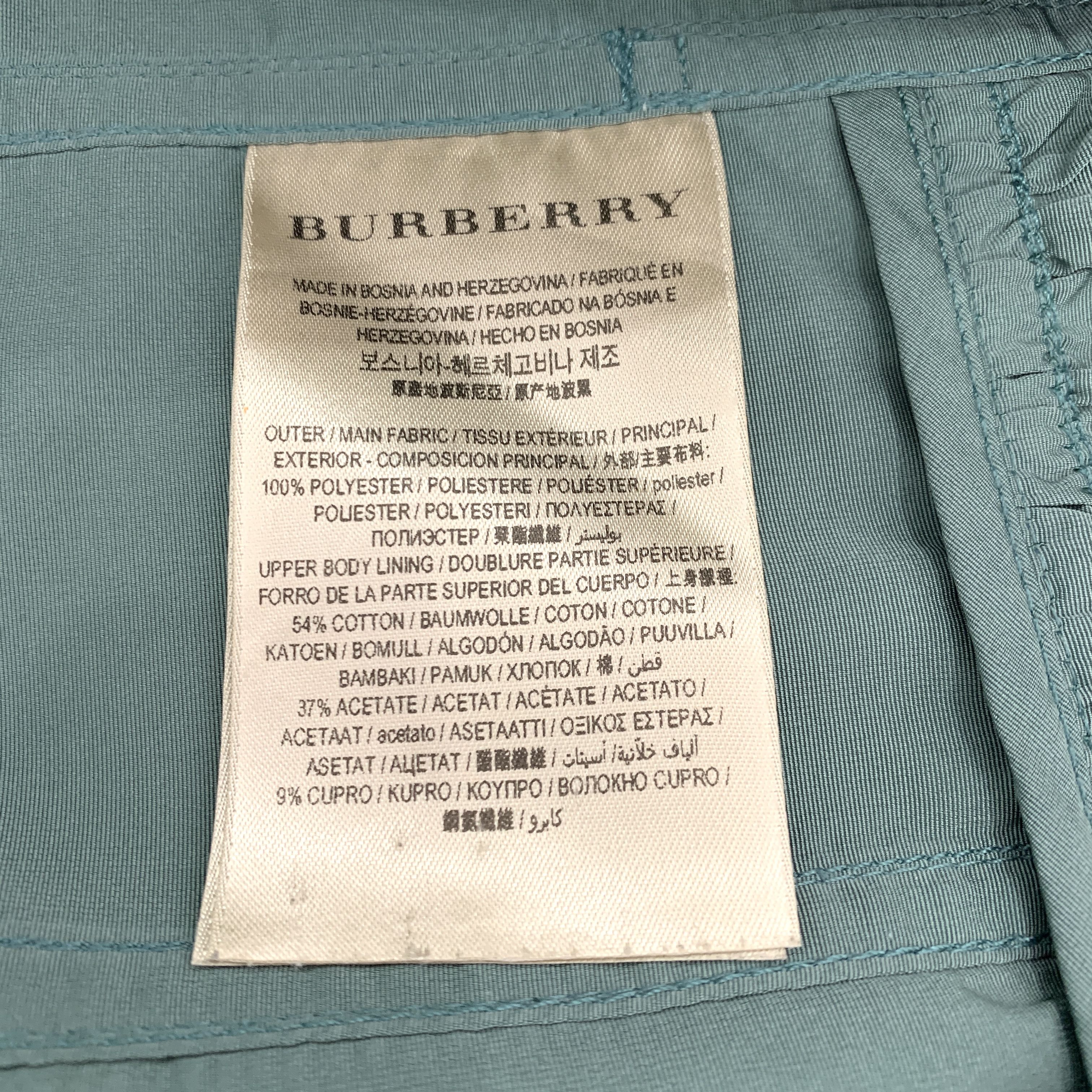 Burberry Burberry Green Cotton Hooded Trench Coat (Size 36) Size XS / US 0-2 / IT 36-38 - 3 Thumbnail