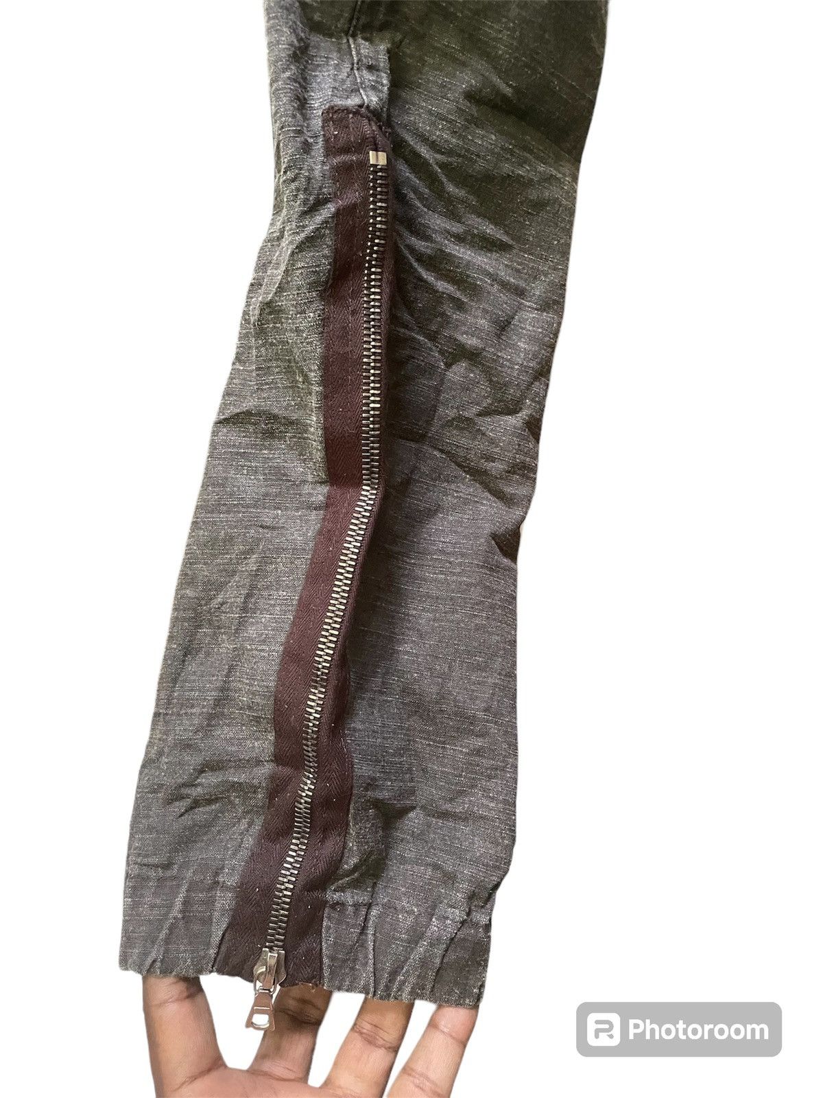 A.P.C. Vintage A.P.C Cropped with Zipper Leg Pants Size US 33 - 5 Thumbnail