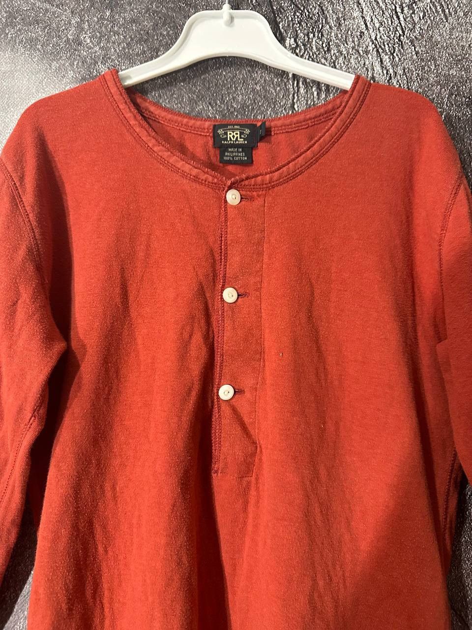 RRL Ralph Lauren × Ralph Lauren RRL Ralph Lauren Knitted 1/3 Long Sleeve Shirt Size US S / EU 44-46 / 1 - 2 Thumbnail