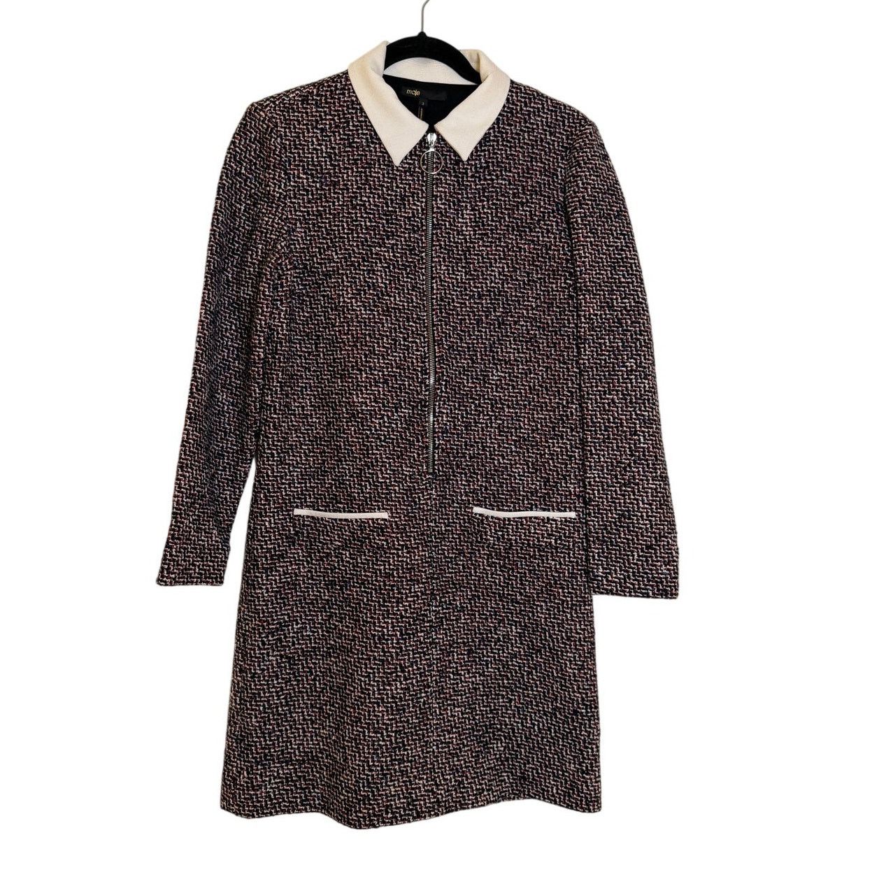 Maje Maje NWT Courte Trapez Jacquard Dress Size M / US 6-8 / IT 42-44 - 1 Thumbnail
