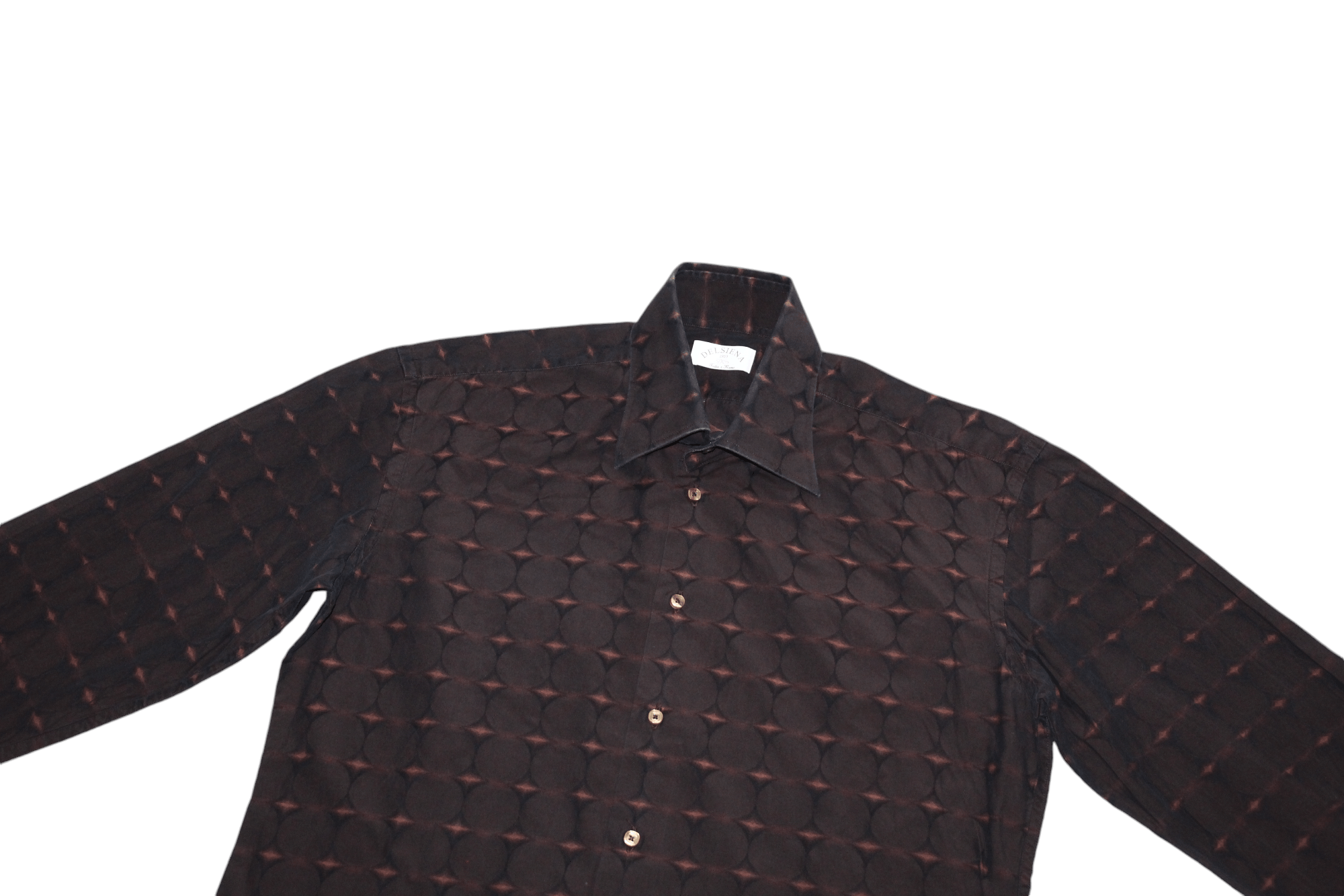 Etro Delsiena 1953 Fatta a mano Stereo Graphic Print Casual Shirt Size US M / EU 48-50 / 2 - 2 Thumbnail