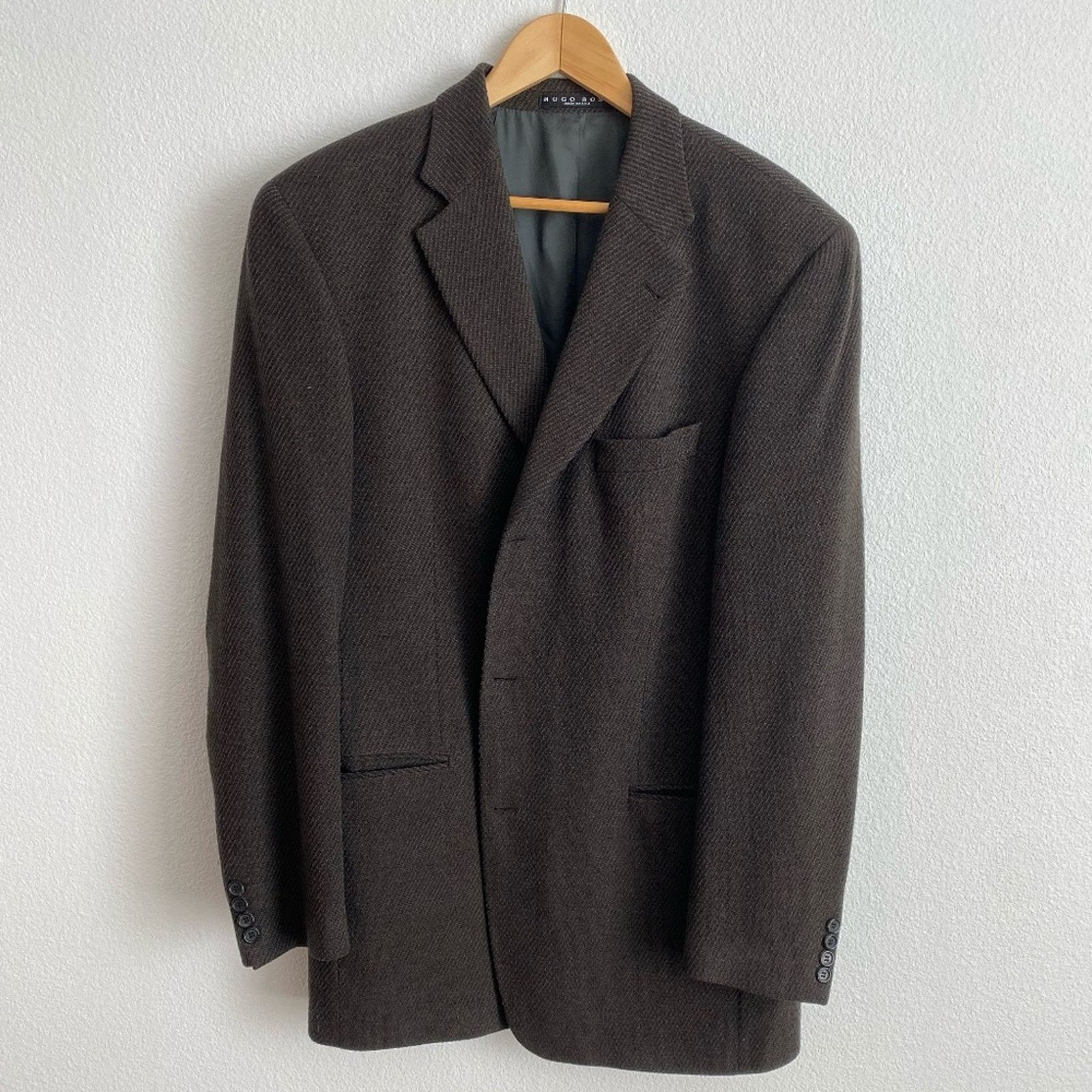 Hugo Boss Hugo Boss Vintage Three-Button Cashmere Blend Suit - 44L Size 44L - 1 Thumbnail