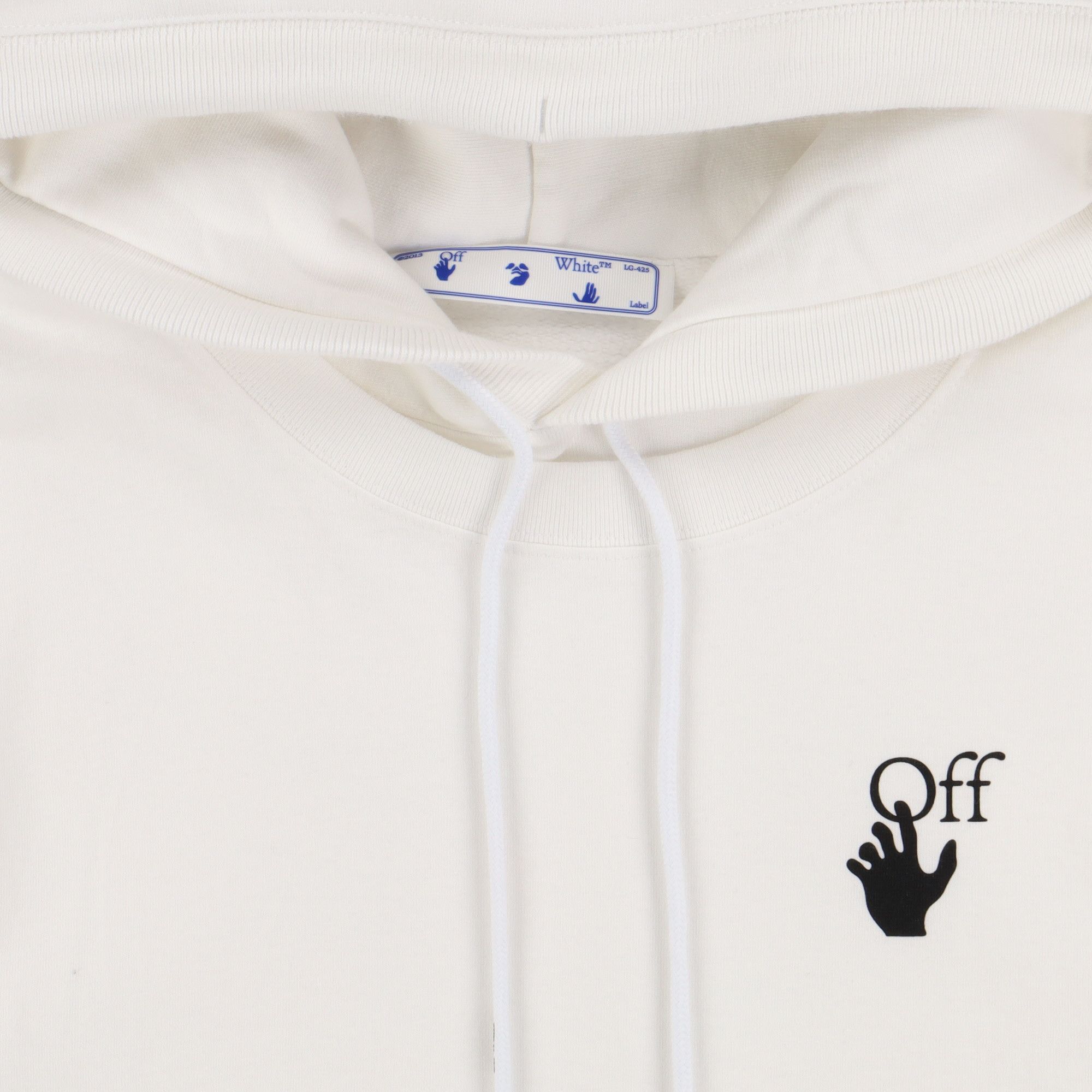 Off-White White Caravaggio Arrows Oversized Layered Tee Hoodie Size XXS / US 00 / IT 34 - 6 Thumbnail