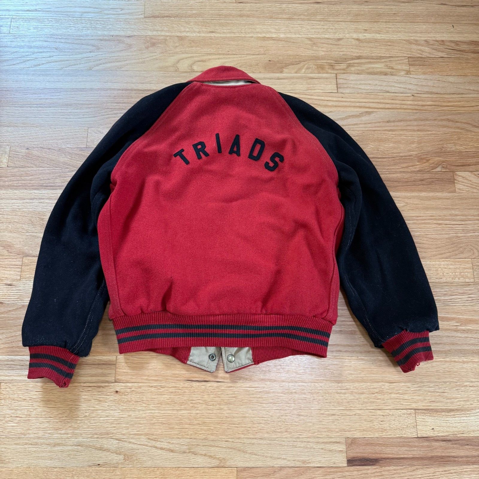 RRL Ralph Lauren 1948 Oxford Sporting Goods Wool Vintage Football Jacket Size US M / EU 48-50 / 2 - 2 Thumbnail