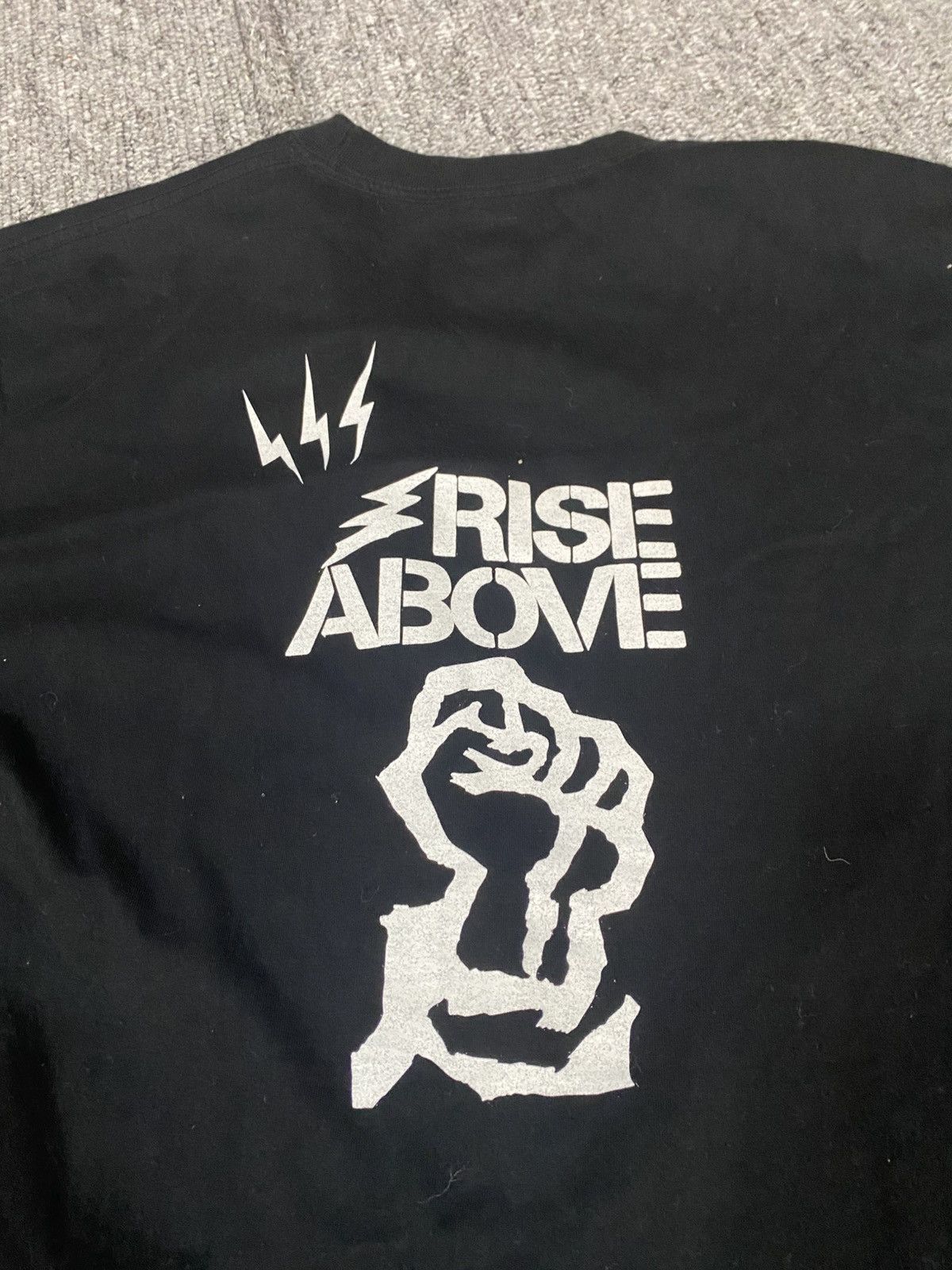 Japanese Brand × Wtaps Rare Wtaps x Rise Above long sleeve black tee Size US XL / EU 56 / 4 - 5 Thumbnail
