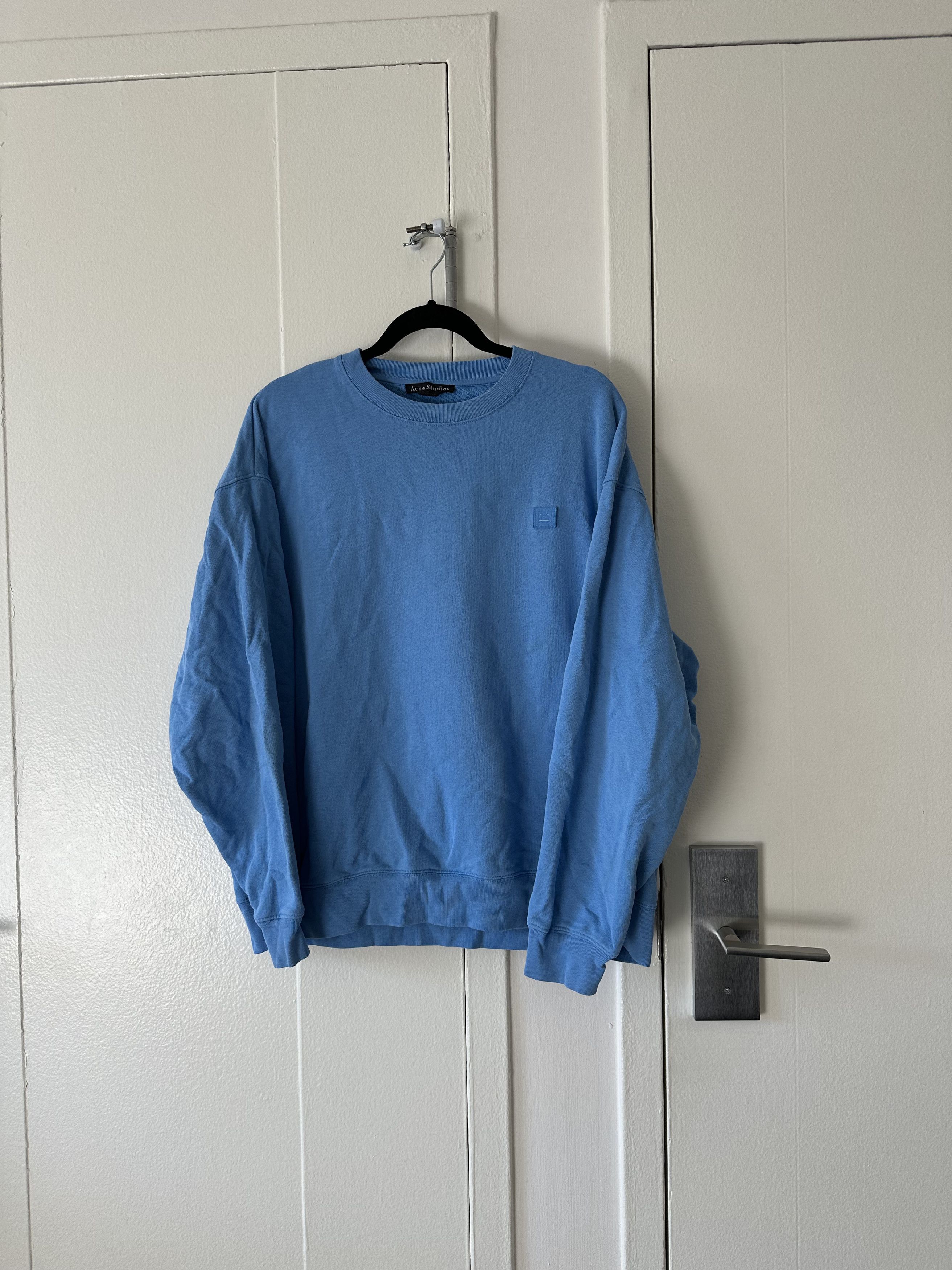 Acne Studios Acne Studios Face Logo Crewneck Size US L / EU 52-54 / 3 - 1 Thumbnail