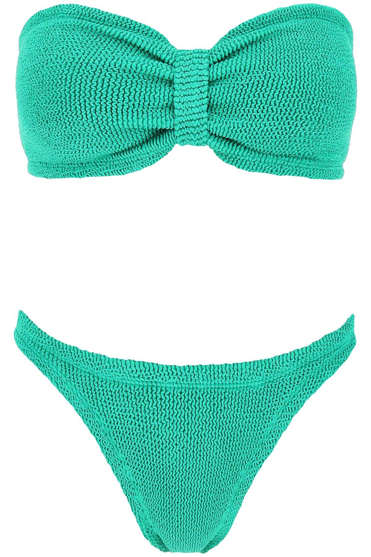 image of Hunza G Jean Bikini Set in Verde, Women's