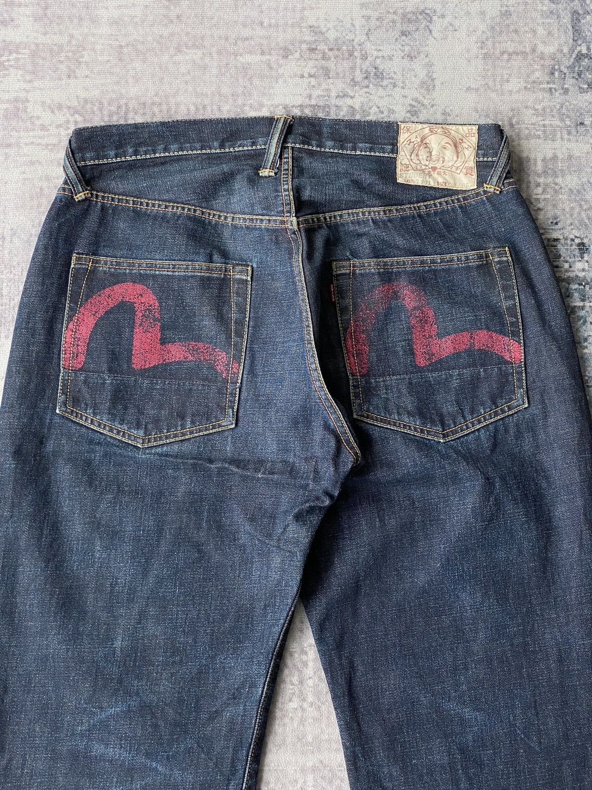 Evisu Vintage Evisu Daicock Painted Baggy Denim / Travis l Scott Size US 34 / EU 50 - 1 Thumbnail
