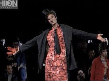 Jean Paul Gaultier AW97 Jean Paul Gaultier Brick Wall Print Top & Skirt Vintage Size ONE SIZE - 2 Thumbnail