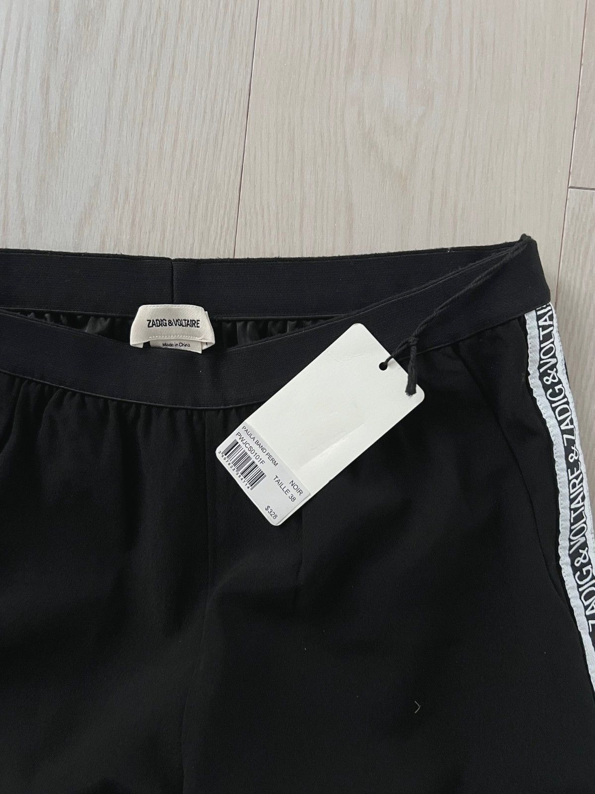 Zadig & Voltaire Zadig & Voltaire Paula Band Perm Trouser Pant in Black 38/M Size 30" / US 8 / IT 44 - 8 Thumbnail