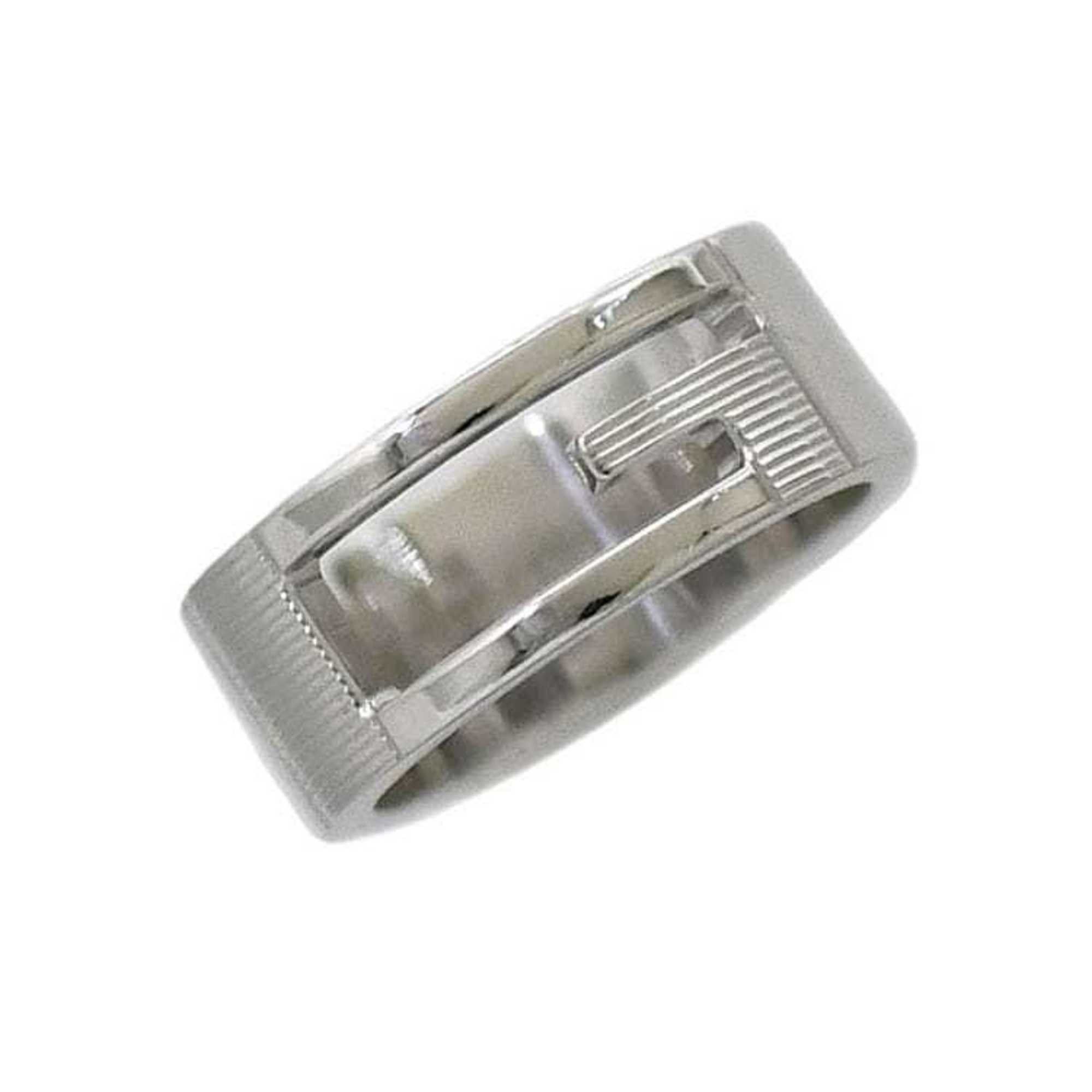 image of Gucci Ring Branded Regular Silver Size 12 925 G Cut, Women's