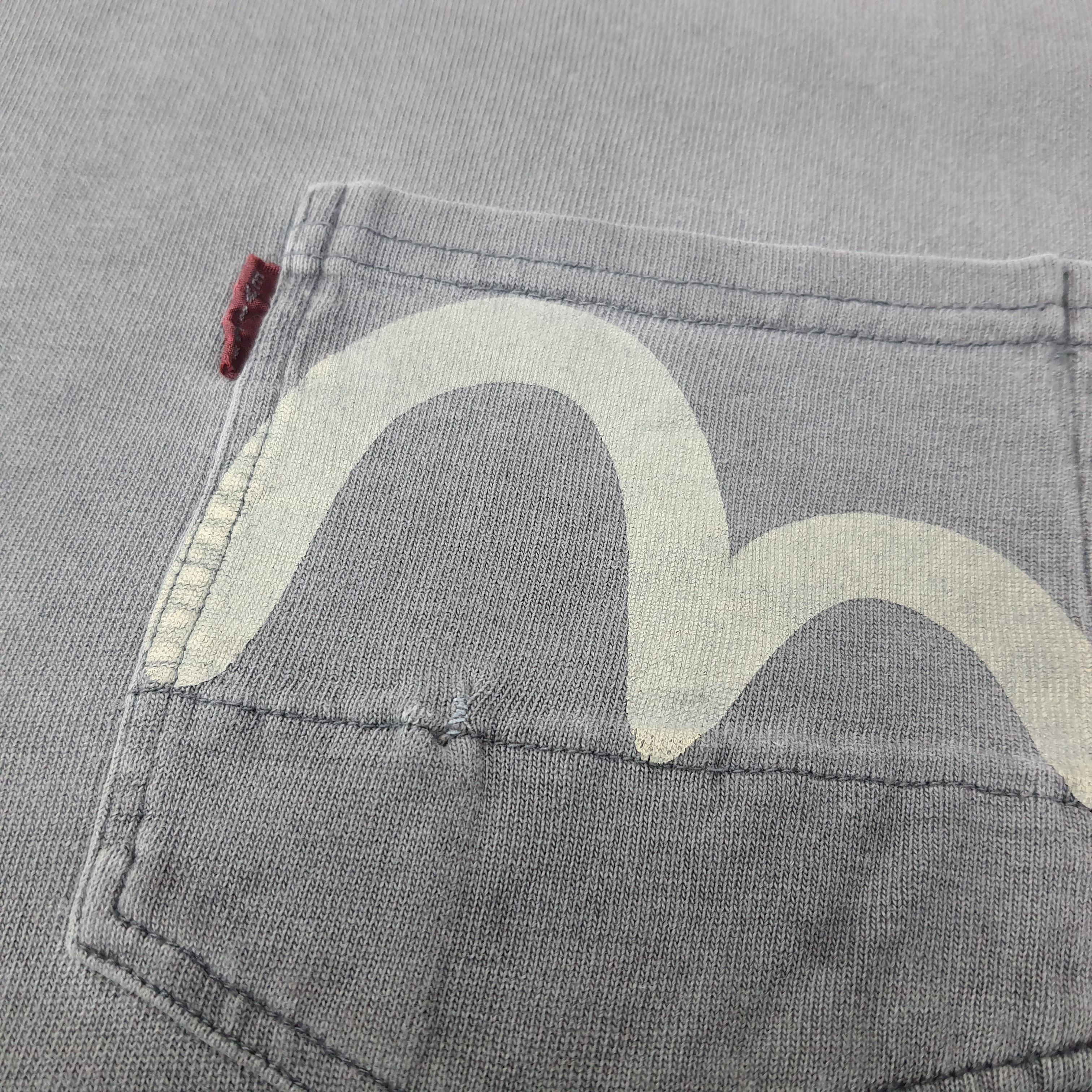 Evisu Vintage Evisu Japan Brand Pocket Tee C223N78 Size US M / EU 48-50 / 2 - 3 Thumbnail