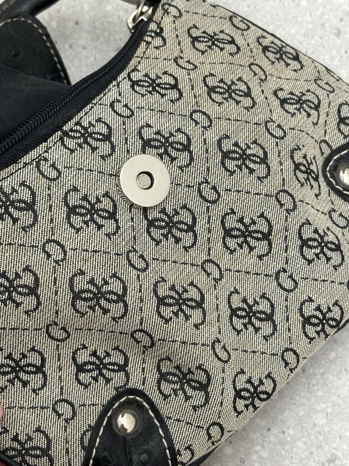 Guess Guess Vintage Mini Hand Bag Monogram y2k Swag 90`s Size ONE SIZE - 14 Thumbnail