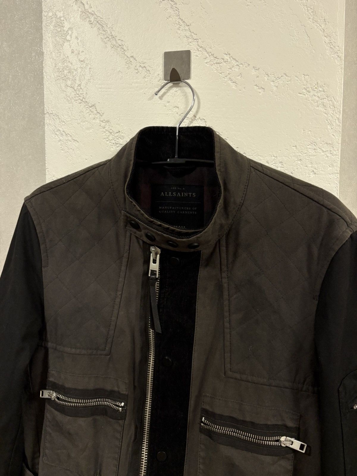 All Saints x The British Millerain Co Waxed Jacket Size: S