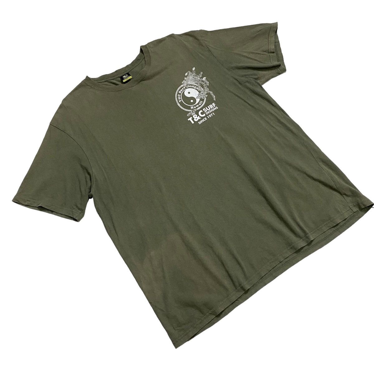 Japanese Brand Surf Style T&C Hawaii surf design vintage tee Size US L / EU 52-54 / 3 - 3 Thumbnail