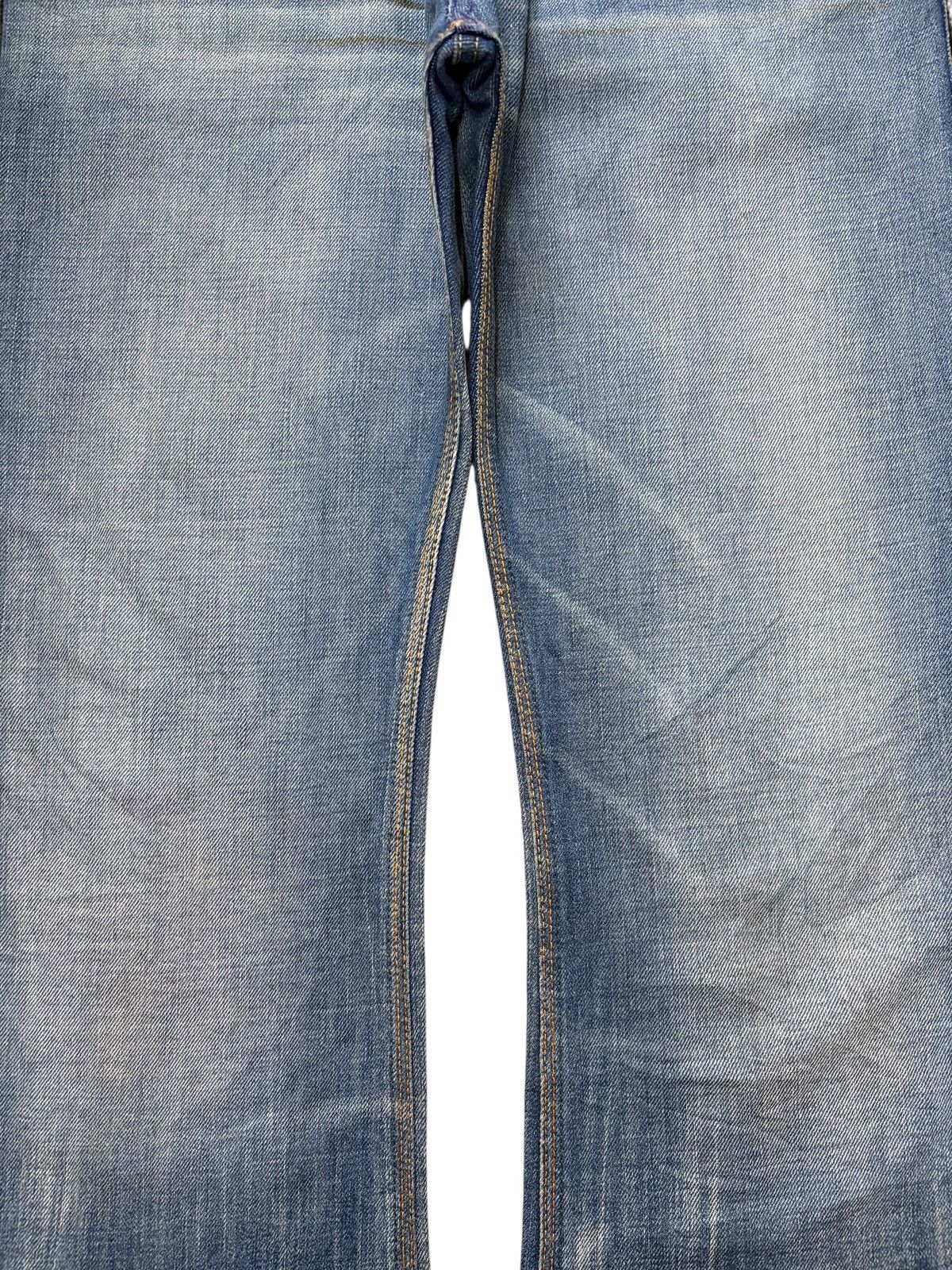 Diesel Vintage Italy Diesel Faded Wash Distress Flare Jeans Size US 29 - 3 Thumbnail
