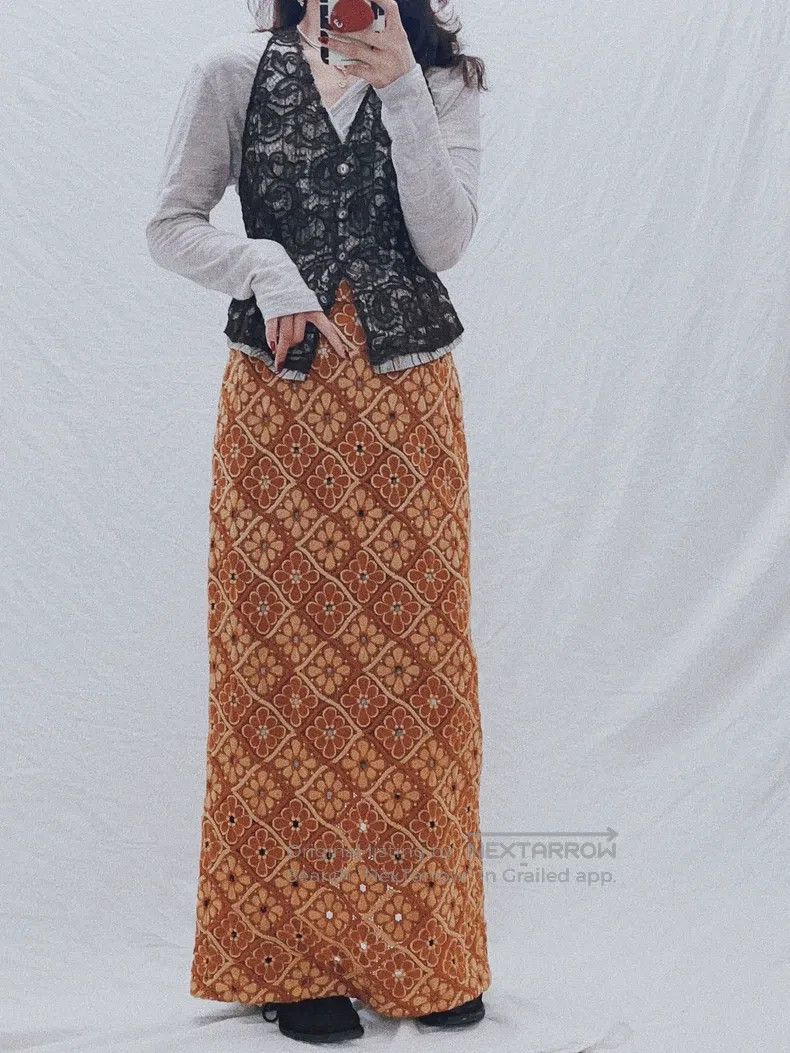 Comme des Garcons Comme Des Garcons size M Crochet series skirt Size 22" - 1 Thumbnail